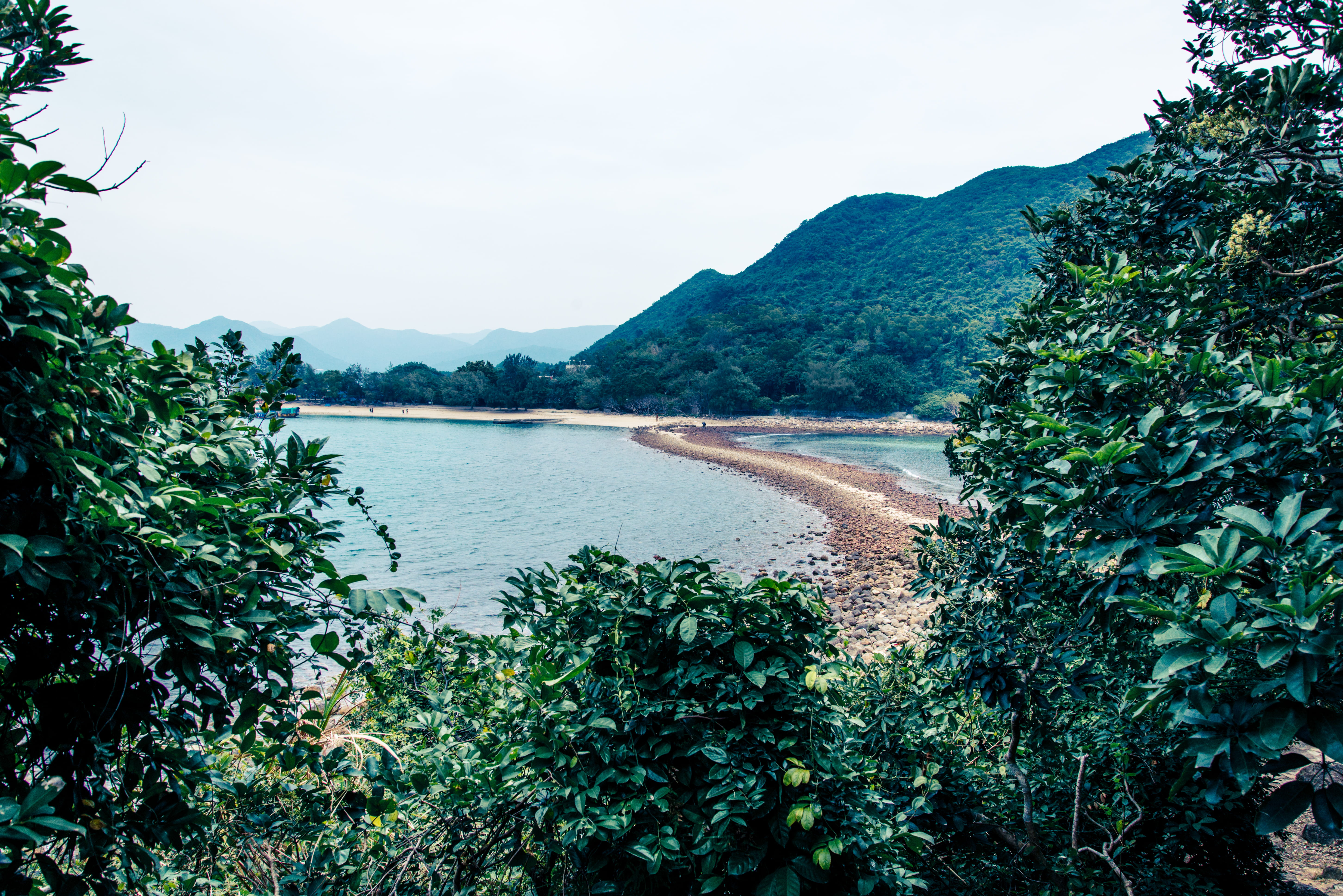scenics - nature, sand, tourist, outdoors, 5K, non-urban scene, asian, nature, direction, heritage, plant, sky, tranquil scene, path, rocks, idyllic, green, HD Wallpaper
