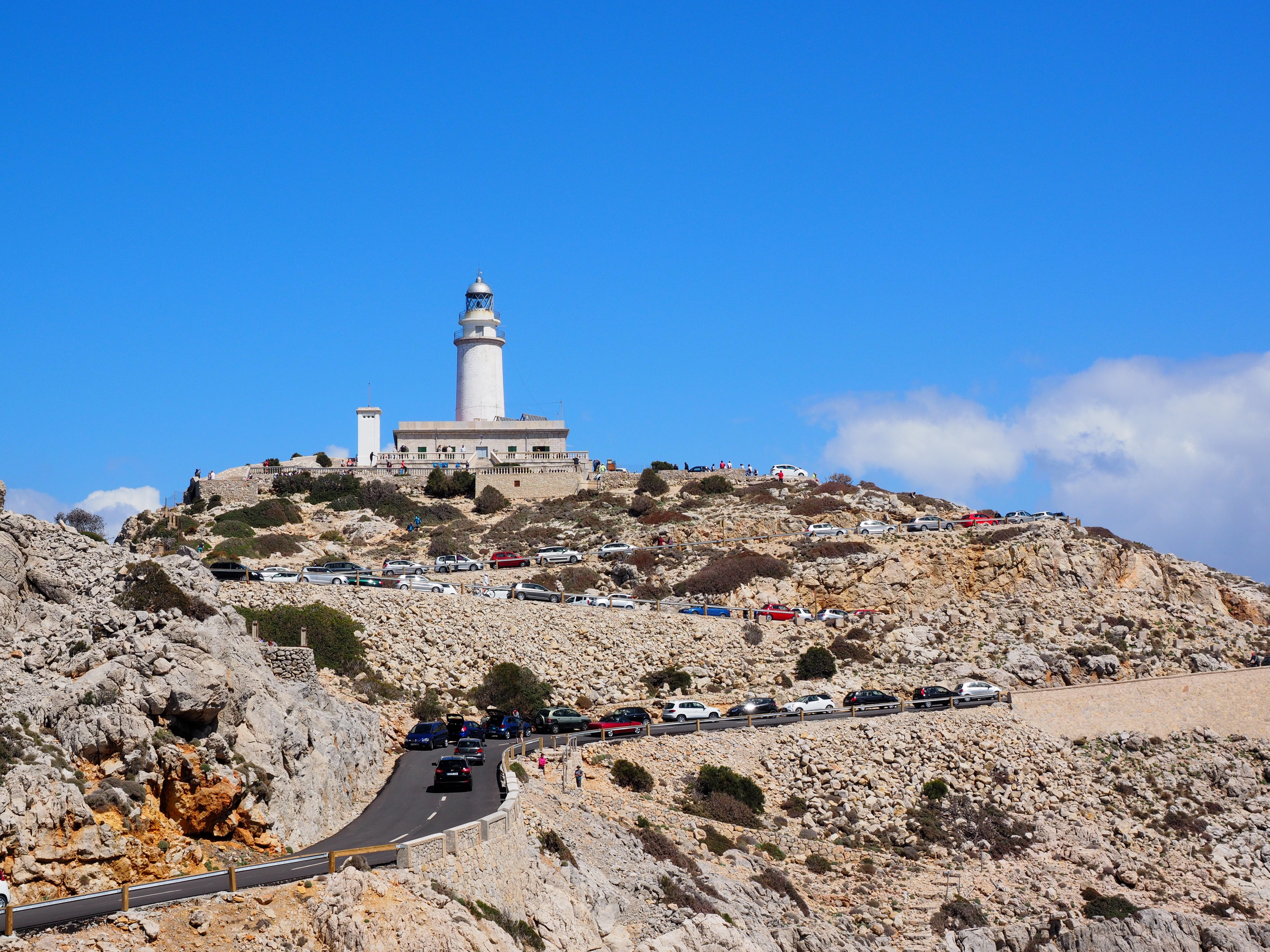 places of interest, tourism, direction, cap formentor, meeting of the winds, blue, built structure, protection, dead end, security, northernmost point, HD Wallpaper