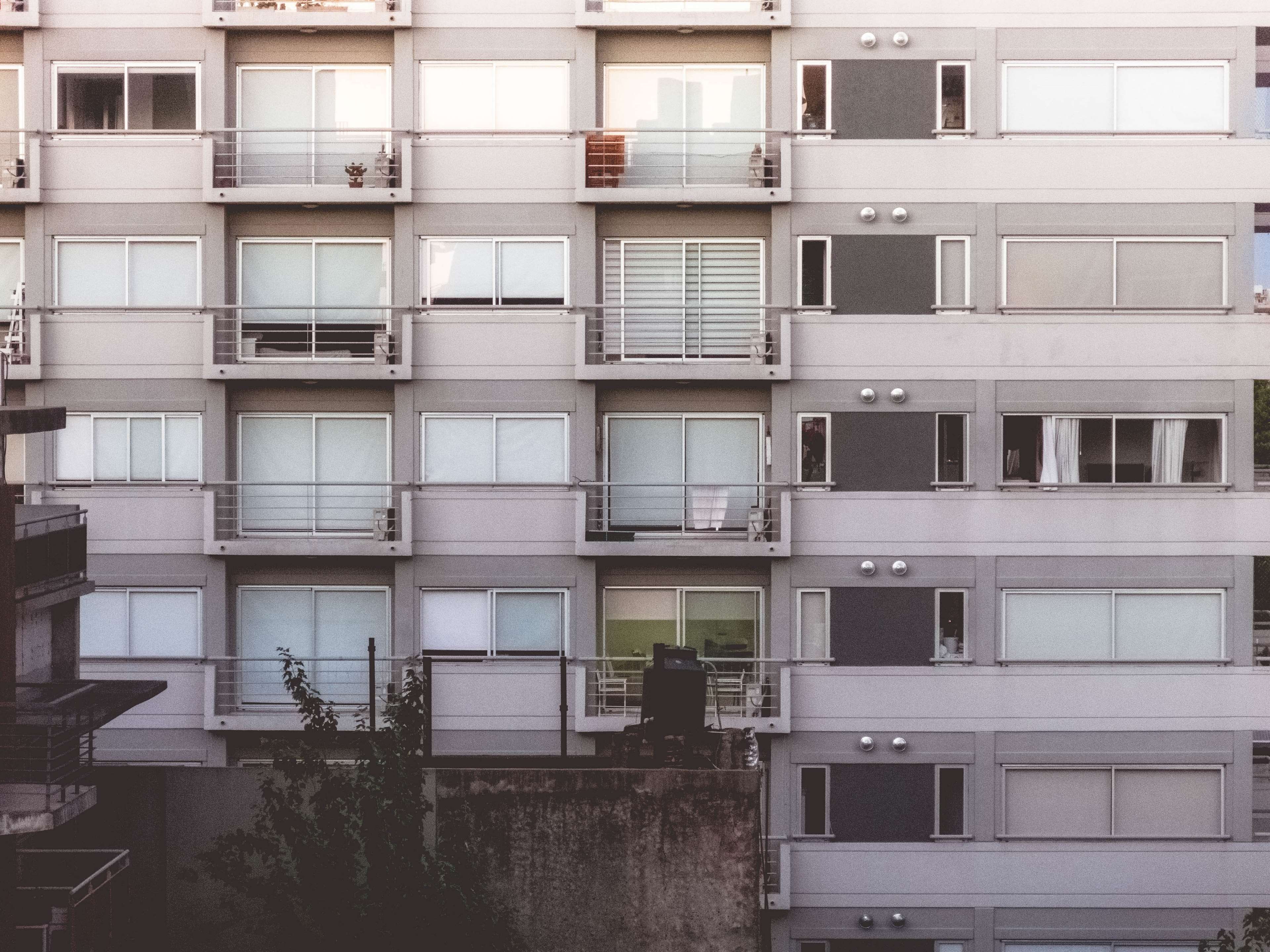 business, full frame, glass windows, glass - material, estate, pattern, day, modern, building, built structure, r, finance, air conditioner, design, repetition, HD Wallpaper