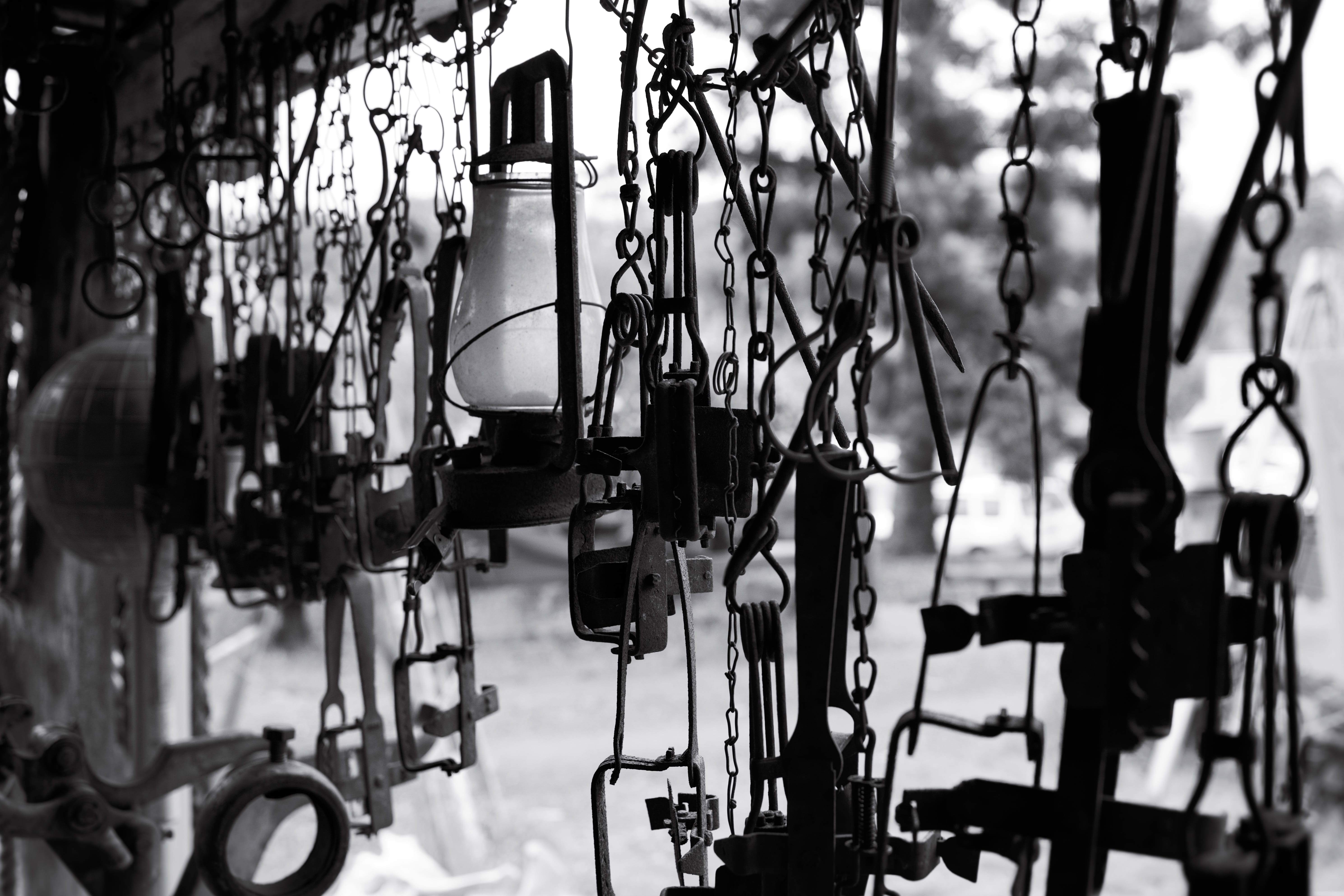 hung, group, wares, connection, 5K, focus on foreground, chain, hardware, junk, goods, safety, old, control, no people, metal, close-up, antique, choice, HD Wallpaper