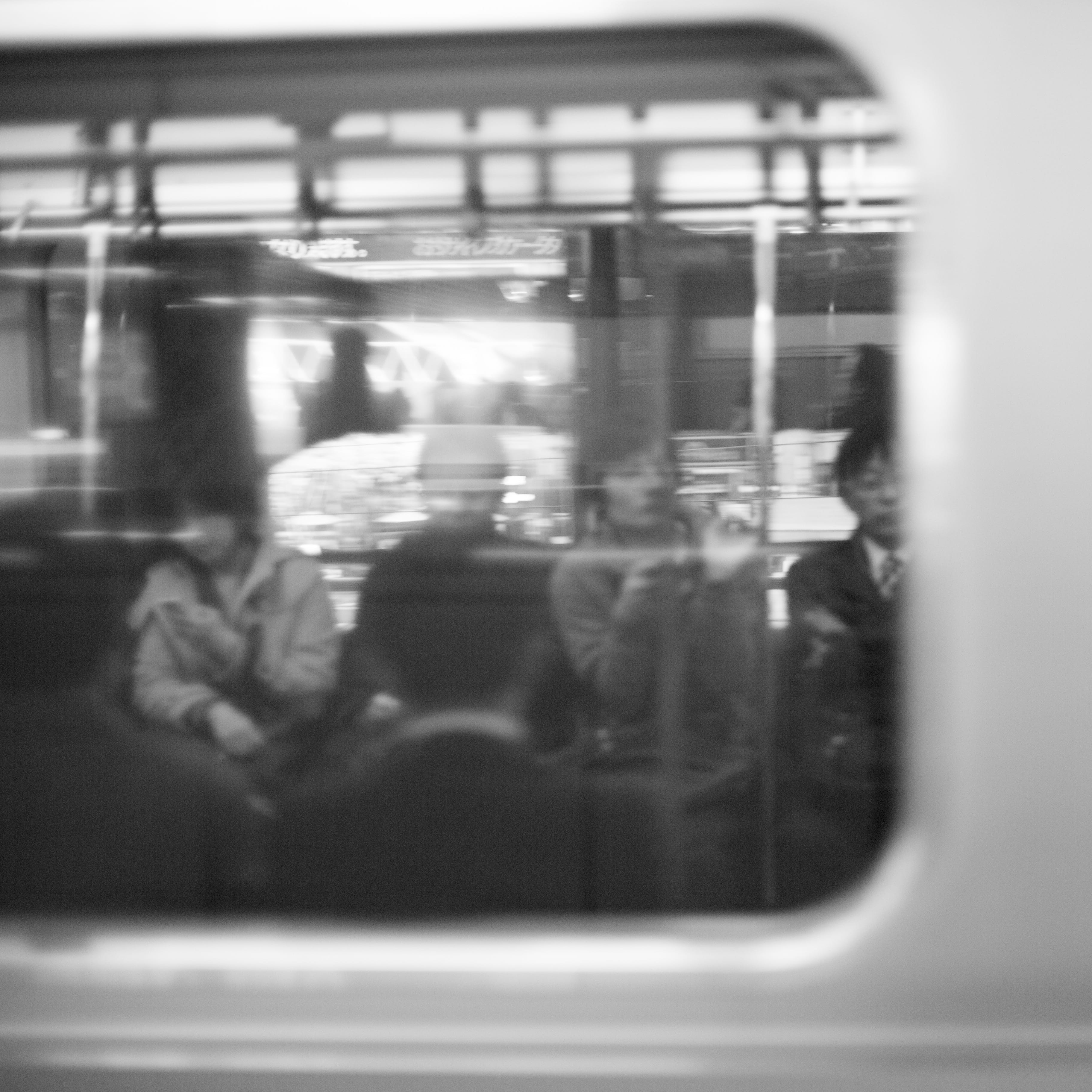 clothing, cafe, passenger, 2K, subway train, meal, railroad station, blurred motion, train, person, window, public transportation, travel, coat, vehicle interior, Phone HD Wallpaper