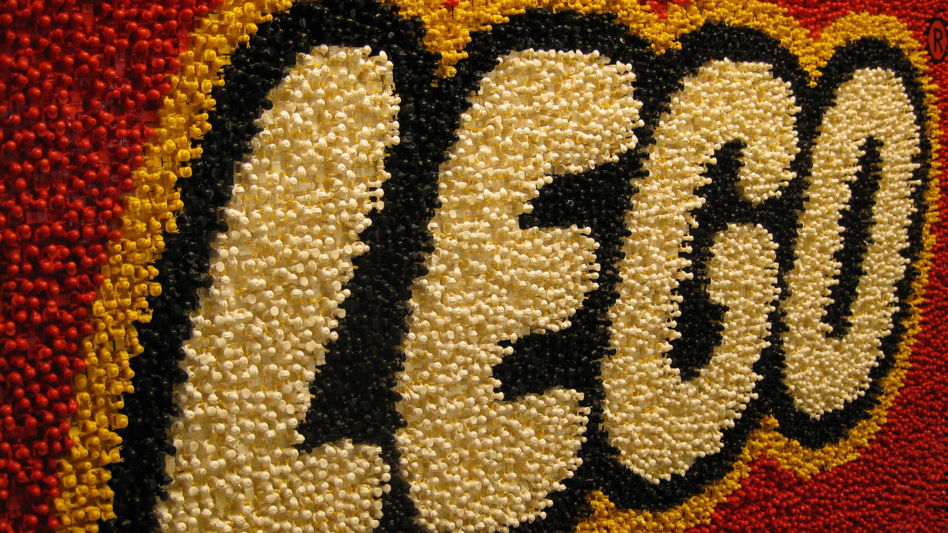 lego, floor, hd, 1080P, red, yellow, white, HD Wallpaper