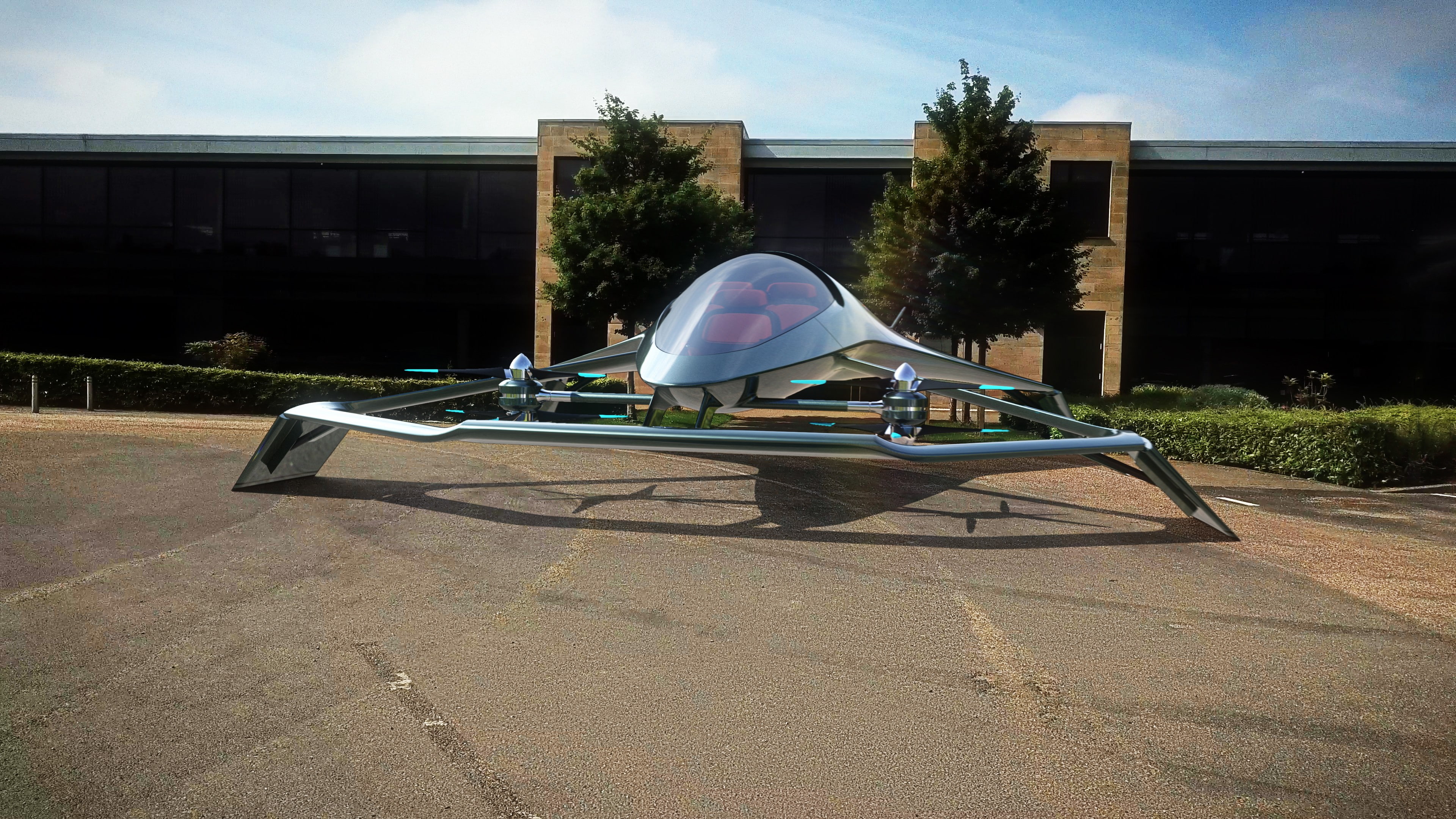 4K, Aston Martin VVC, 4K, Flying Taxi, HD Wallpaper