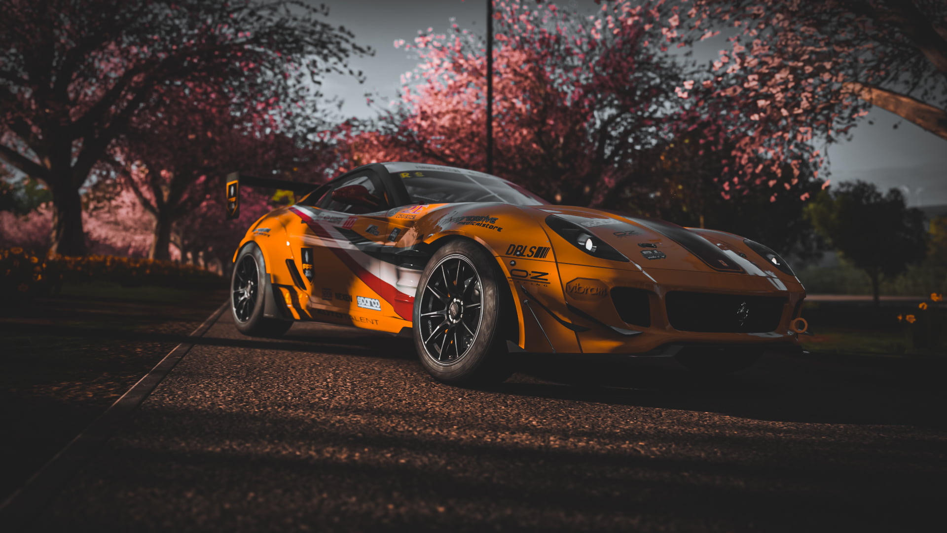 car, drift cars, formula drift, Forza Horizon 4, Forza, 1080P, vehicle, Ferrari, HD Wallpaper