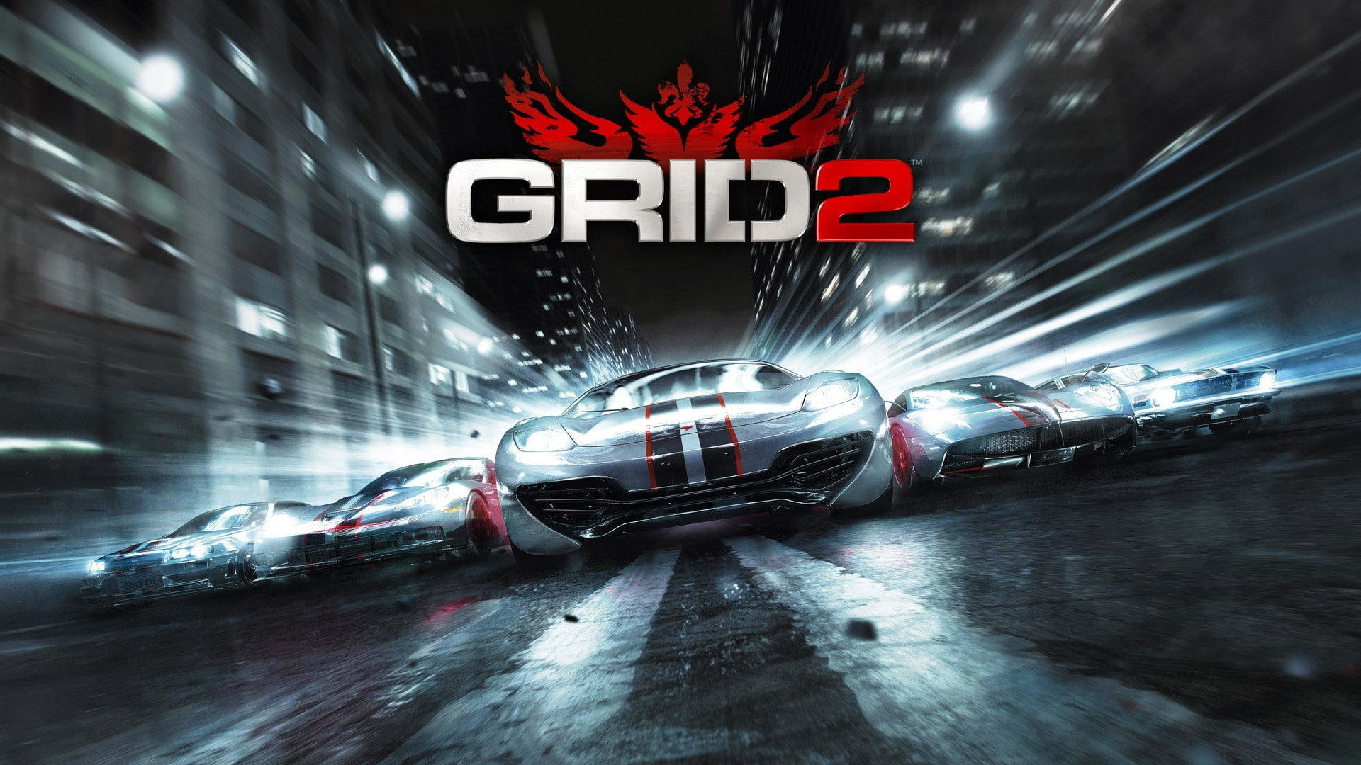 motor vehicle, architecture, grid, night, race, motion, transportation, communication, driver, speed, rain, car, text, game, mode of transportation, street, HD Wallpaper