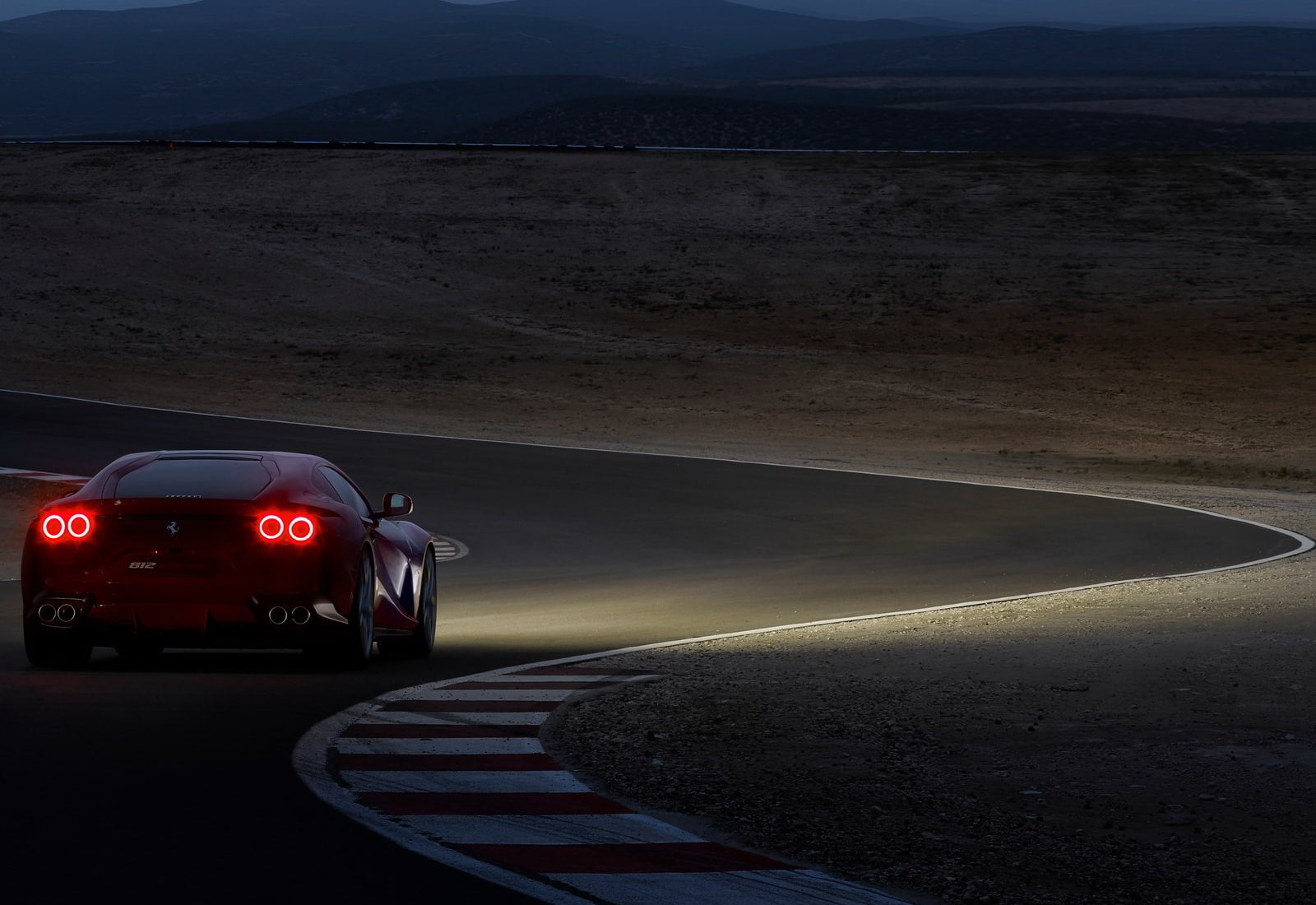 road trip, sign, desert, superfast, ferrari, motion, 720P, travel, on the move, mode of transportation, land vehicle, headlight, transportation, 4x4, road marking, HD Wallpaper