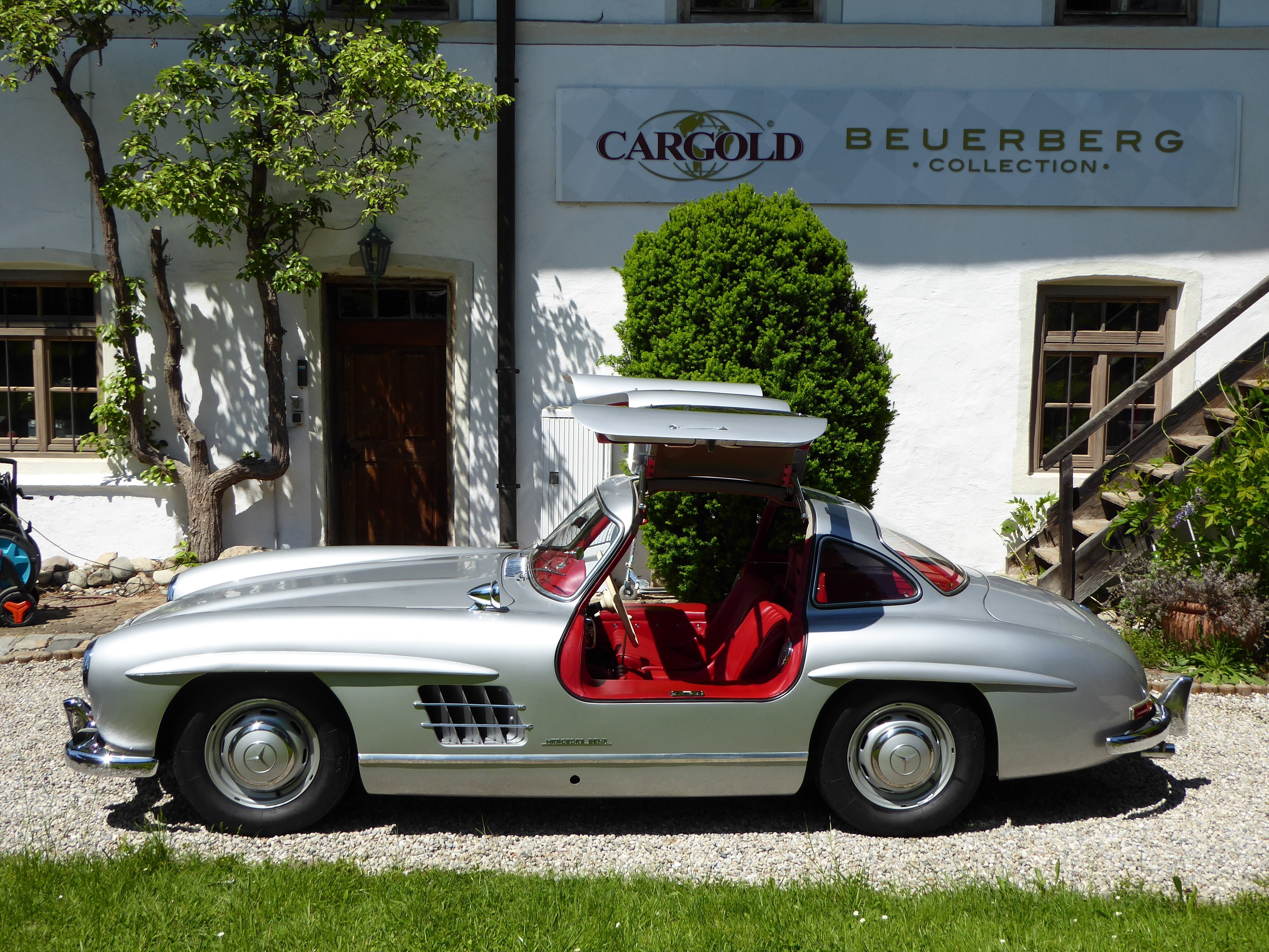 1955, gullwing, luxury, retro, 4K, mercedes, benz, 300sl, HD Wallpaper