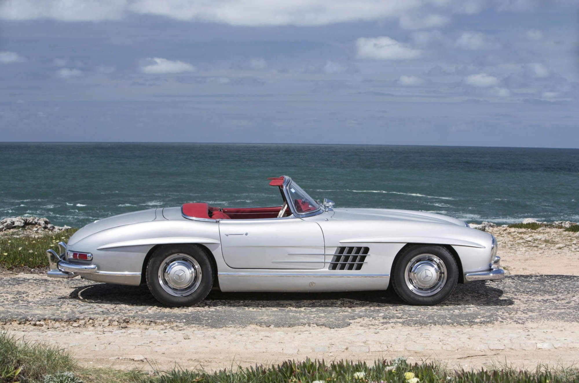 benz, classic, mercedes, 300sl, roadster, 1958, cars, 1080P, HD Wallpaper