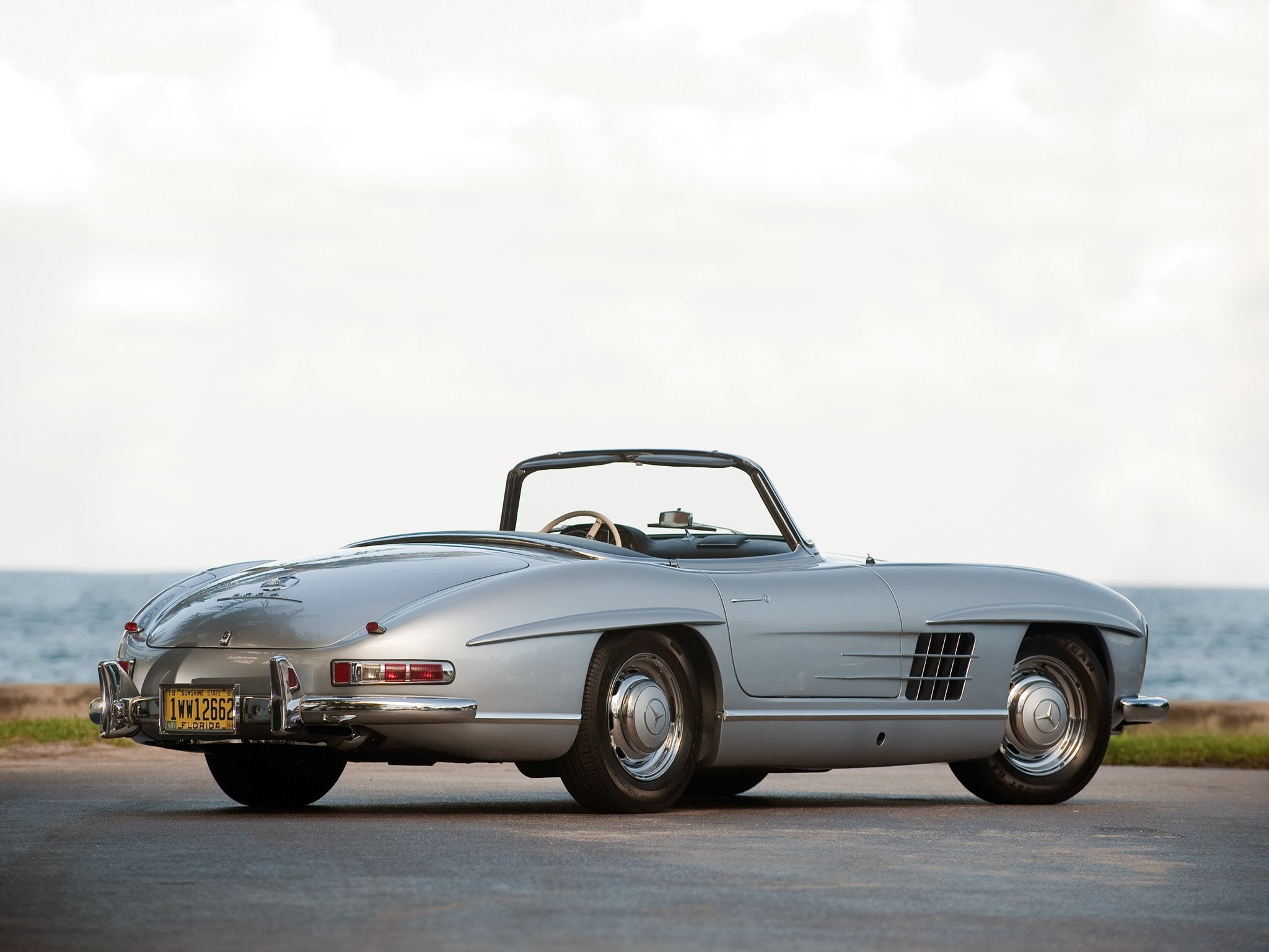 1957-63, benz, 300sl, -ii, 300, w198, mercedes, us-spec, 1080P, HD Wallpaper