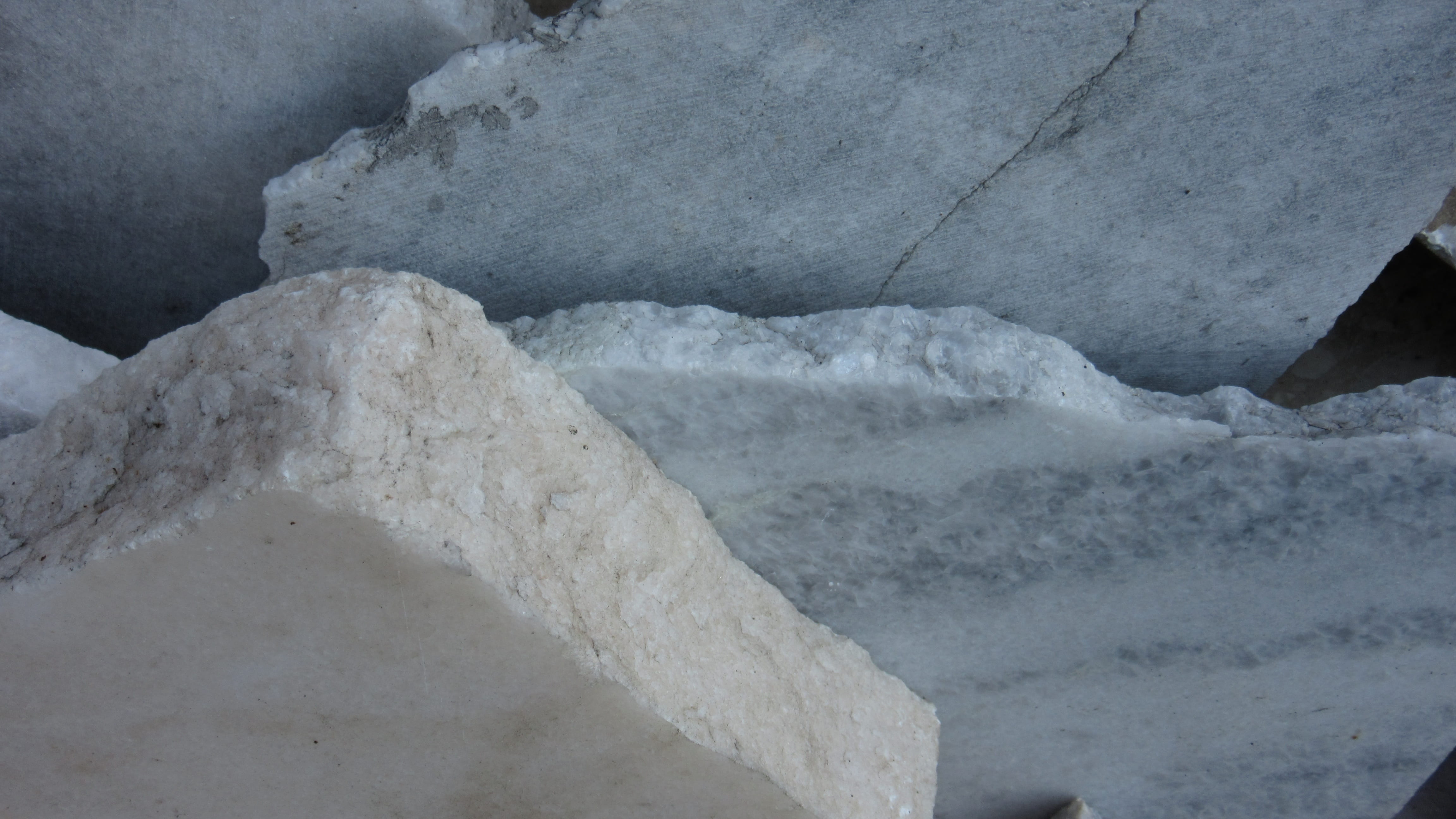 close-up, fracture surface, Marble, ice, backgrounds, cold temperature, no people, winter, nature, day, environment, background, solid, rock, Slabs, frozen, HD Wallpaper