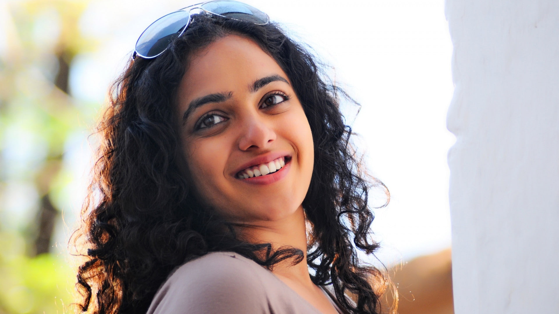1080P, Actress Nithya Menon, HD Wallpaper