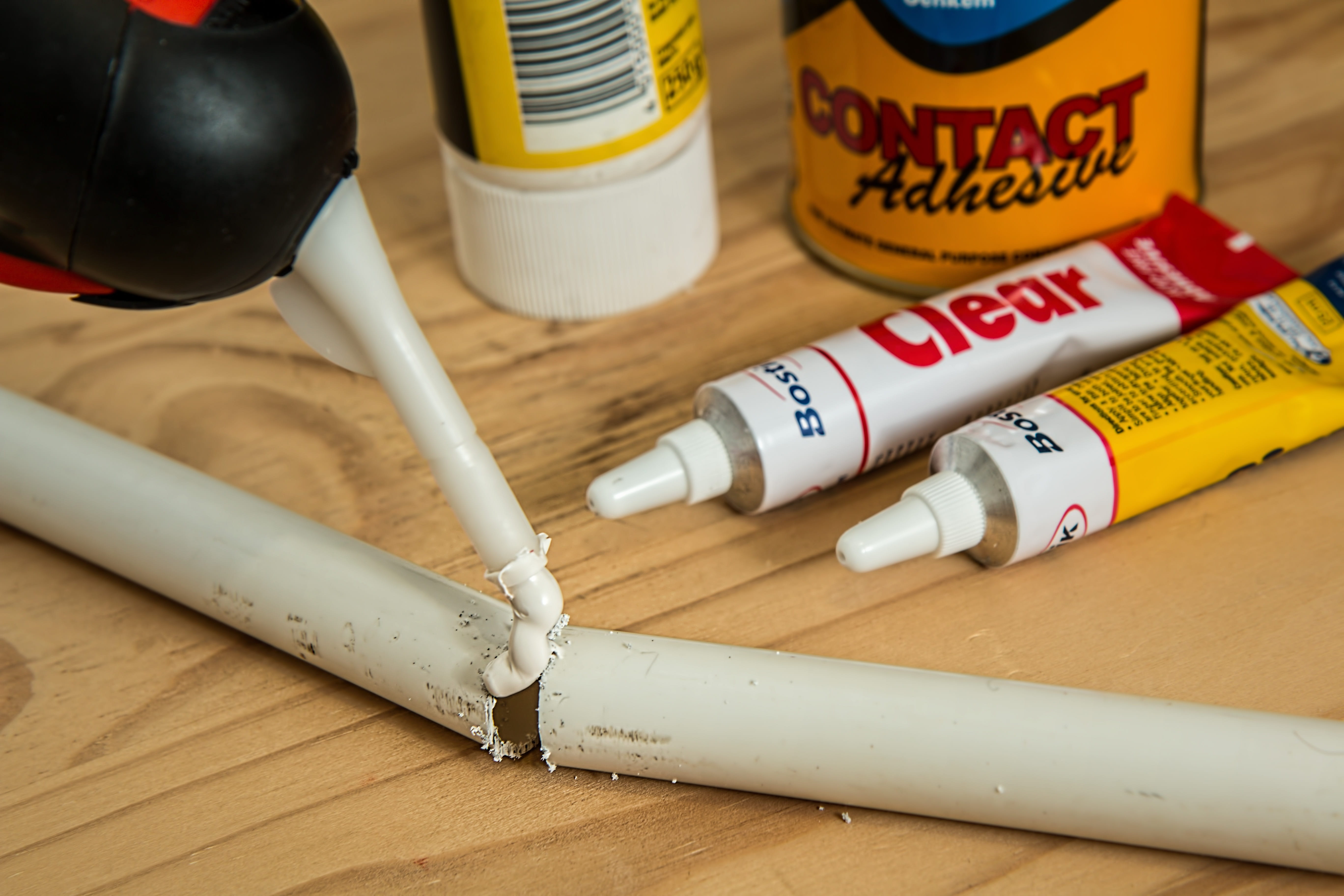 white, hobbyist, glue, pipe, better, handyman, communication, remedy, no people, medicine, amend, wood - material, repair, text, high angle view, improve, HD Wallpaper