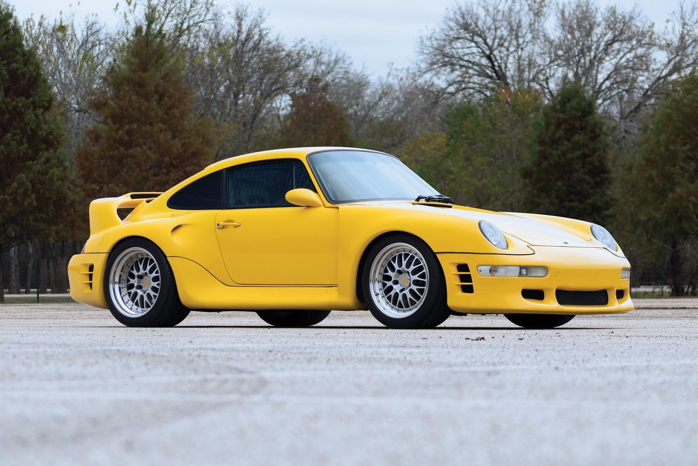 1995, 720P, yellow, ruf, (993), porsche, cars, ctr2, HD Wallpaper