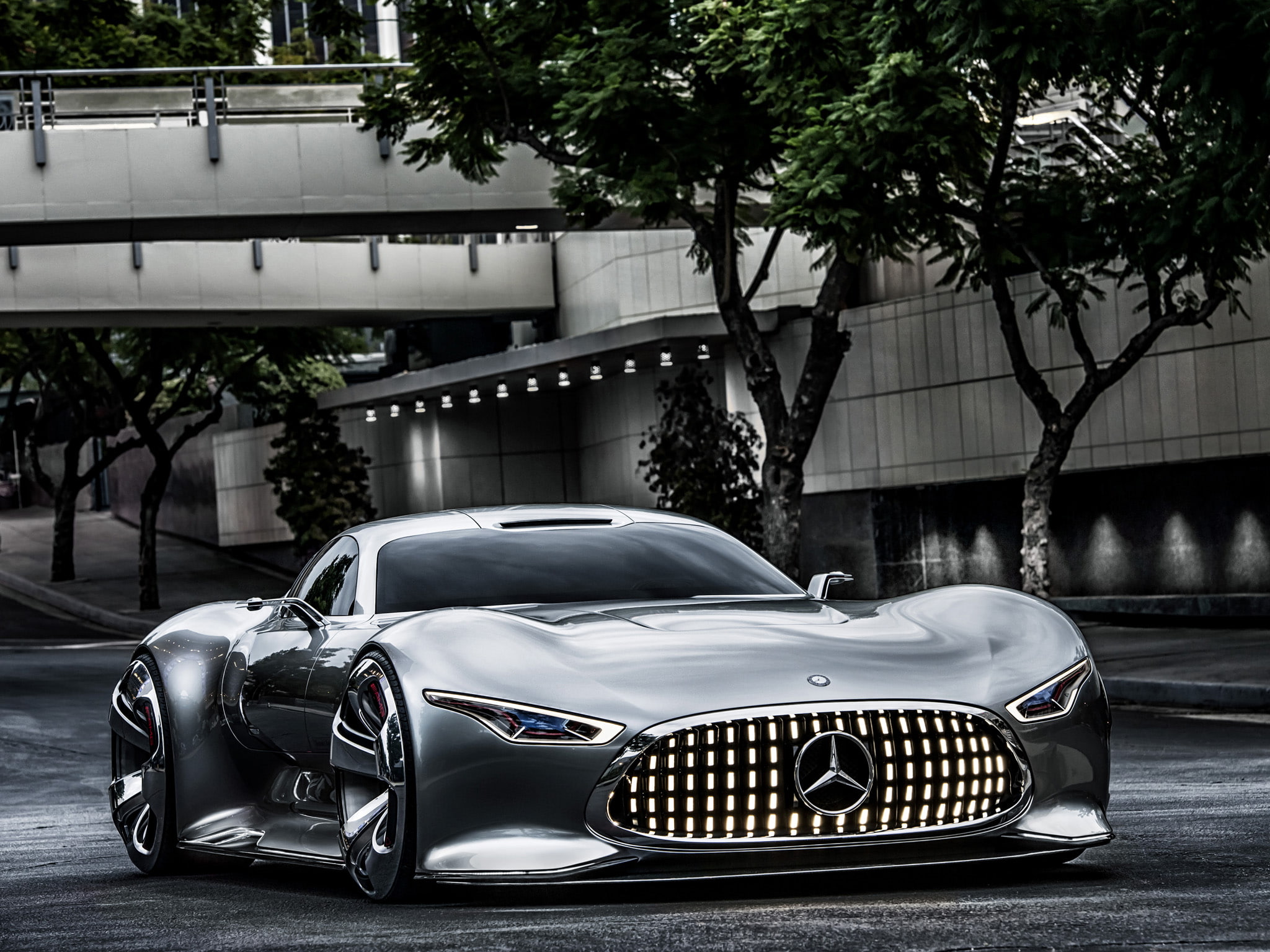 vision, concept, supercar, 1080P, gran, amg, benz, mercedes, turismo, 2014, HD Wallpaper