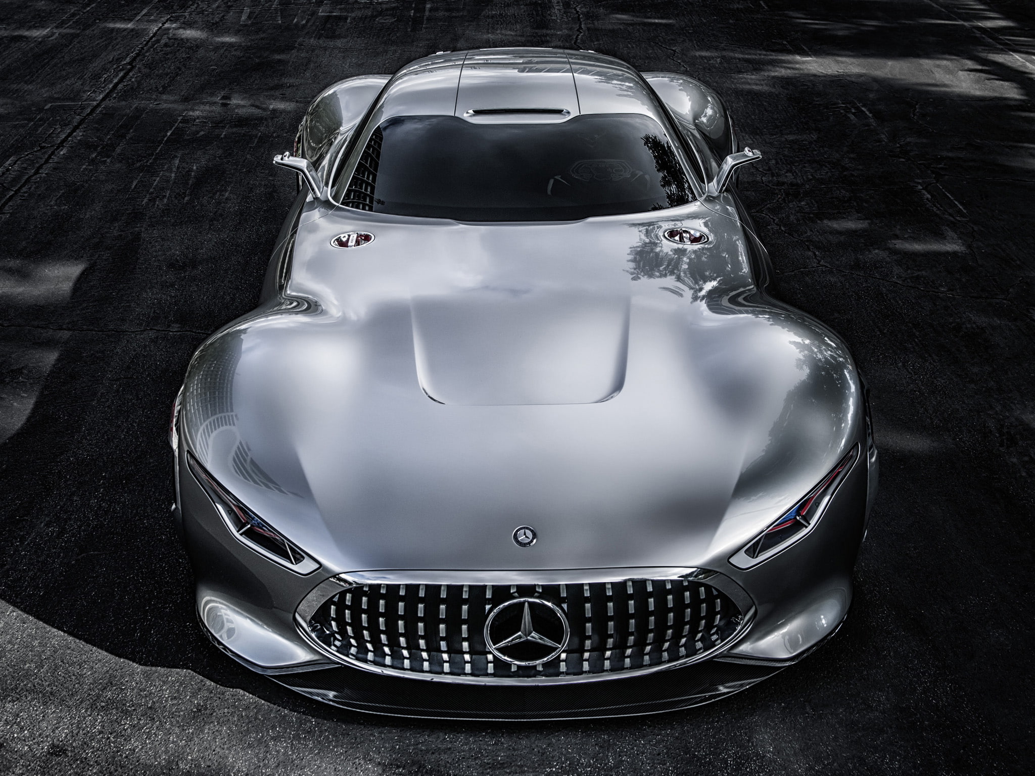 amg, concept, gran, 2014, supercar, mercedes, vision, turismo, benz, 1080P, HD Wallpaper
