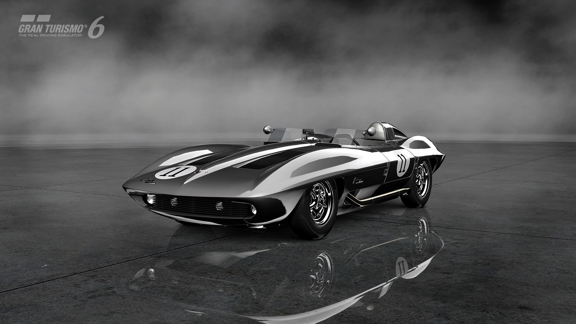 car, gran, 1080P, gran turismo 6, concept, turismo, reflection, HD Wallpaper