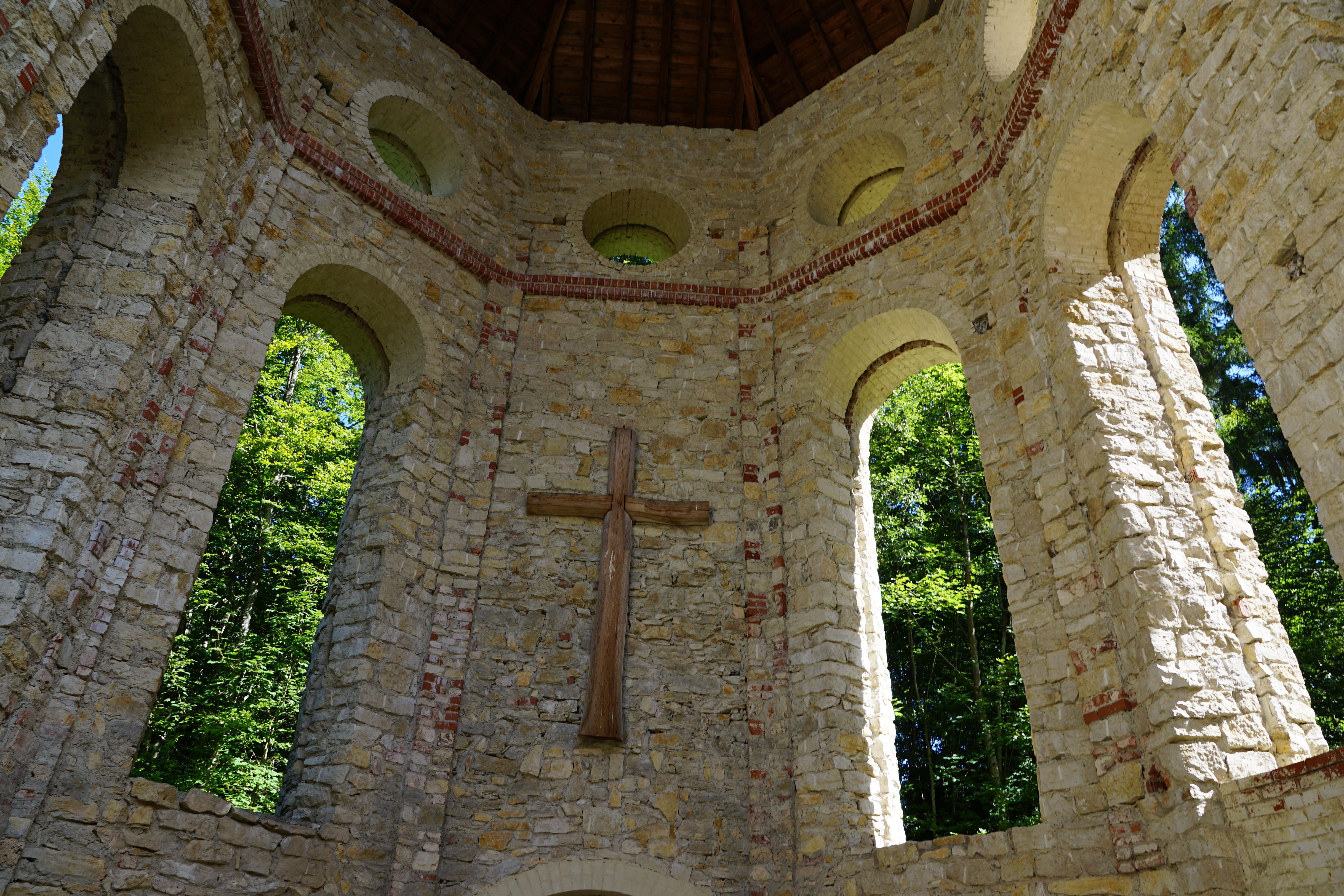 landscape, harmony, religion, ruined, 5K, danube, arch, summer, architecture, day, help, hobby, tuttlingen, ruin, festival, plant, chapel, place of worship, HD Wallpaper