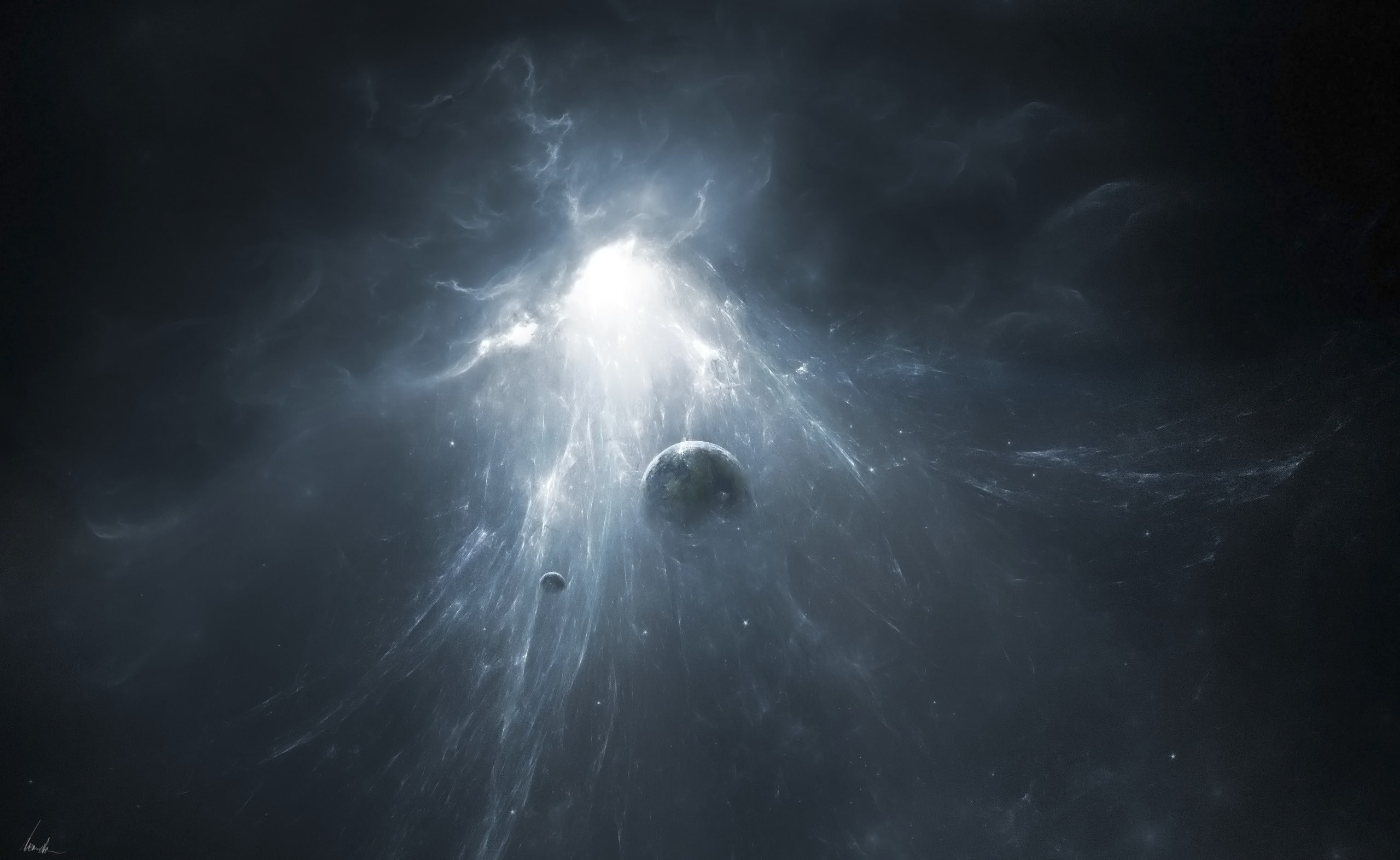 spatial, Space, Fantasy, 2K, HD Wallpaper