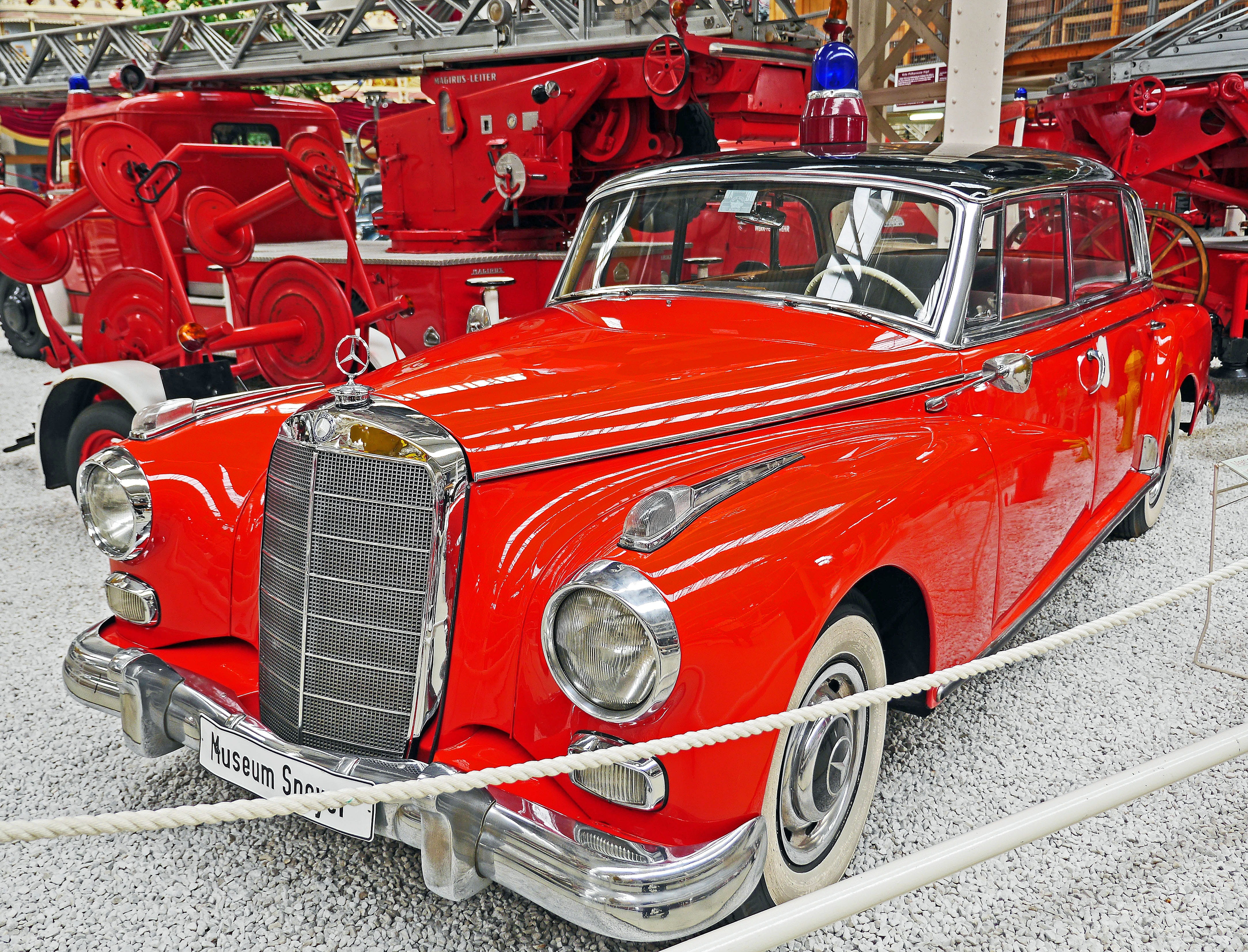 red, historically, whitewall tires, technik museum speyer, in a row, cooler, stationary, retro styled, no people, wheel, oldie, 4K, outdoors, mode of transportation, HD Wallpaper
