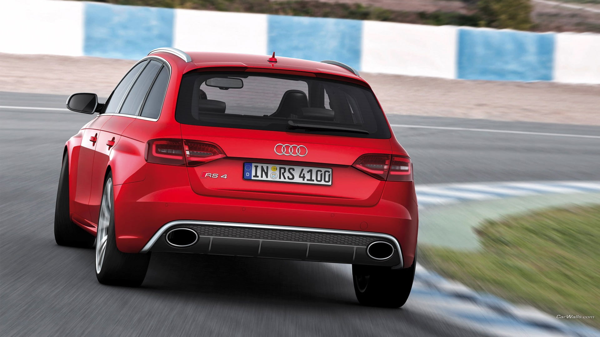 day, car, sunlight, Audi RS4, focus on foreground, communication, on the move, sign, motion, city, red, transportation, people, road, outdoors, speed, 1080P, HD Wallpaper