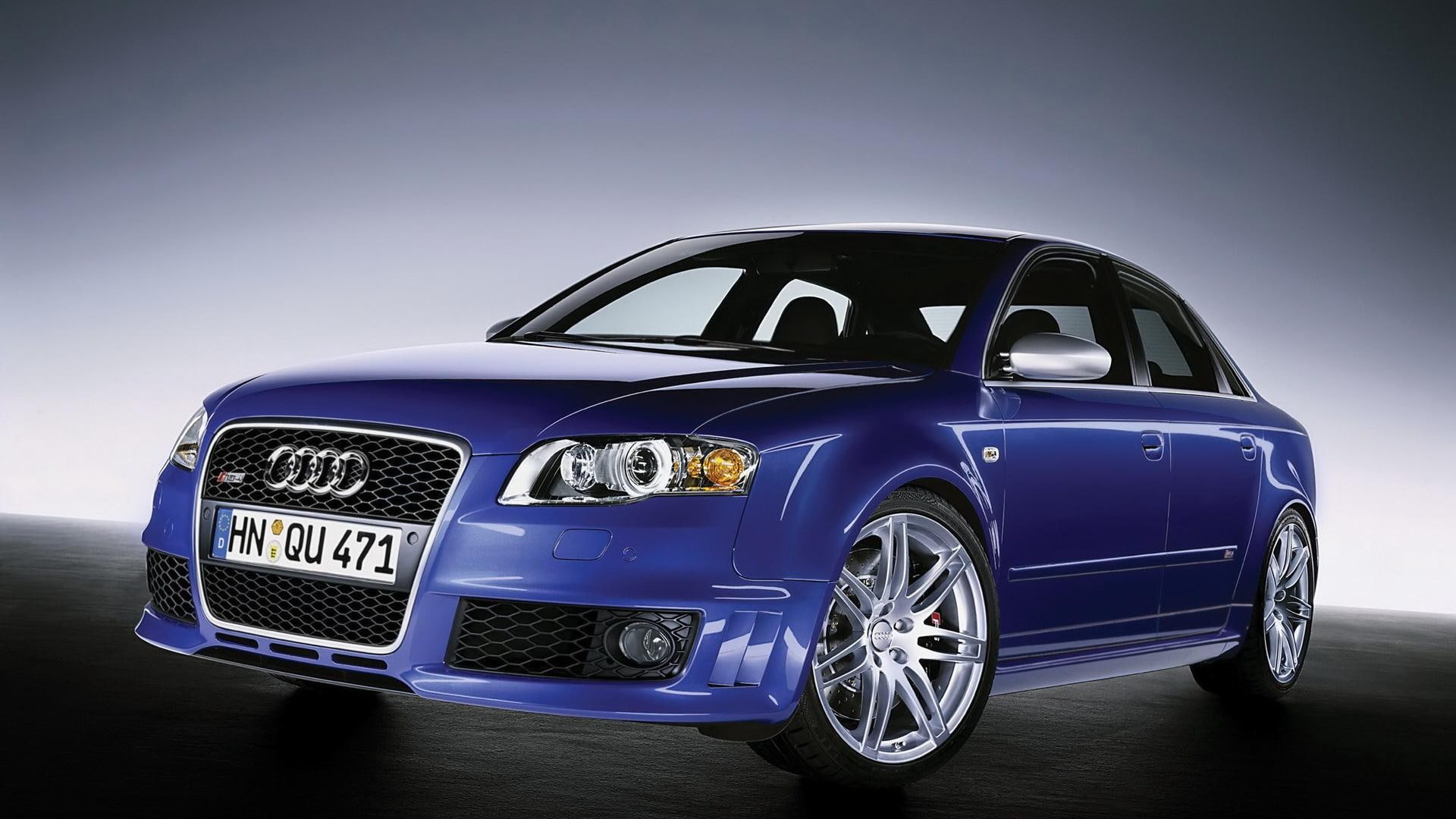 limosine, cars, 1080P, elegant, audi, rs, blue, HD Wallpaper