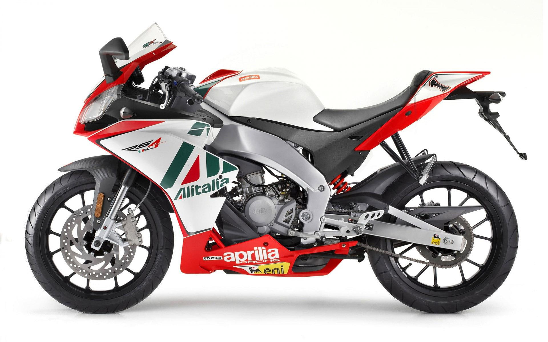 red, 1920x1200, black, sport, rs, motorcycles, white, bike, aprilia rs4, aprilia, 1080P, HD Wallpaper
