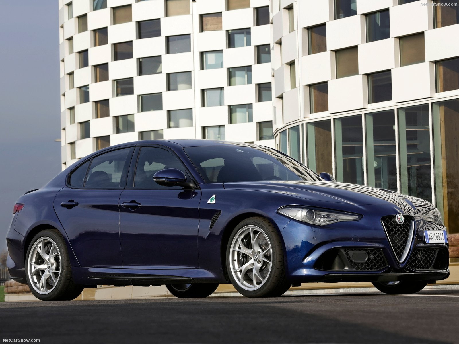 720P, romeo, sedan, alfa, giulia, quadrifoglio, cars, 2016, HD Wallpaper
