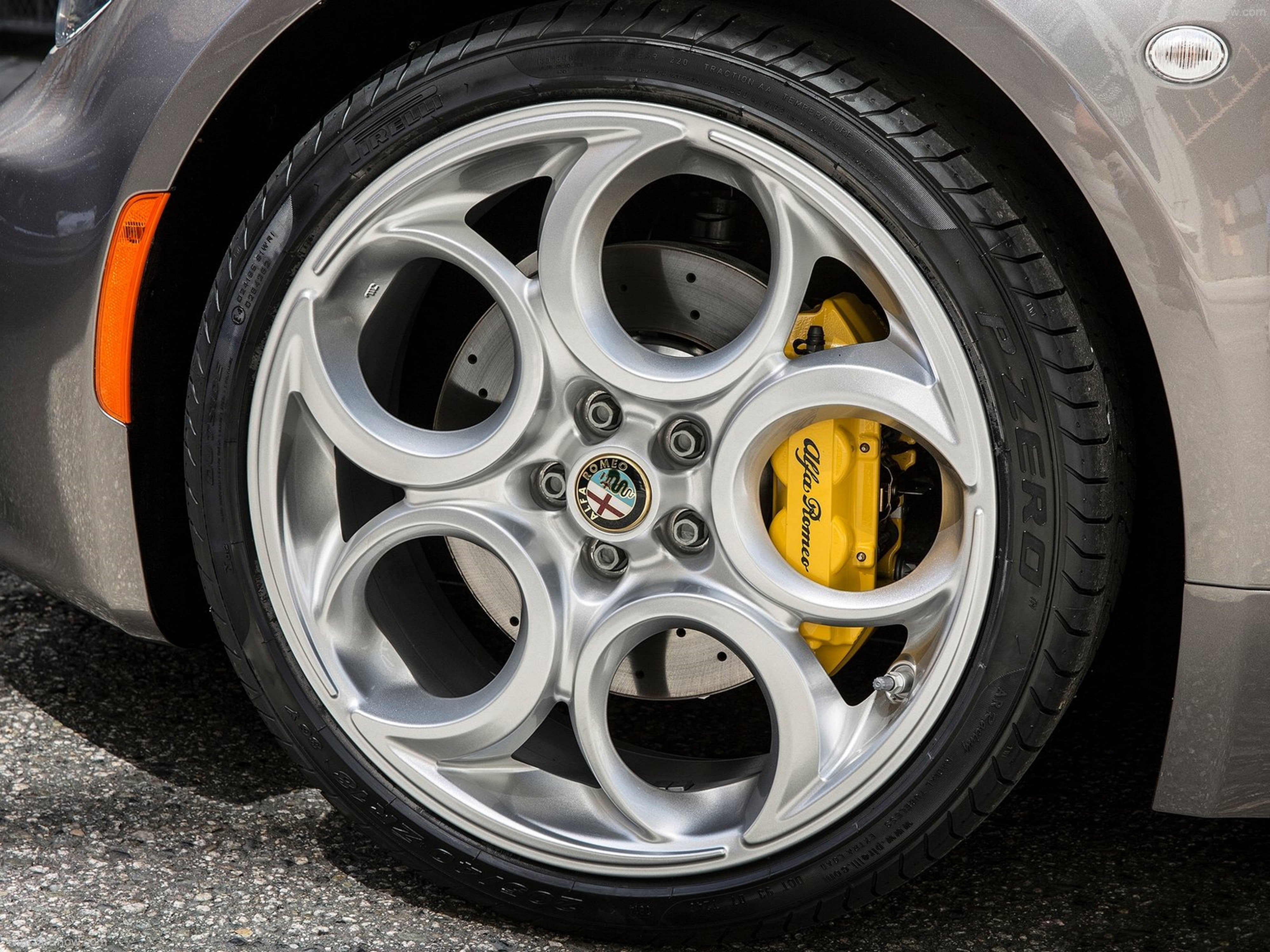 italian, 4K, us version, italy, tire, wheel, 4c coupe, alfa romeo, car, sport, 4000x3000, supercar, sportcar, 2015, supersport, HD Wallpaper