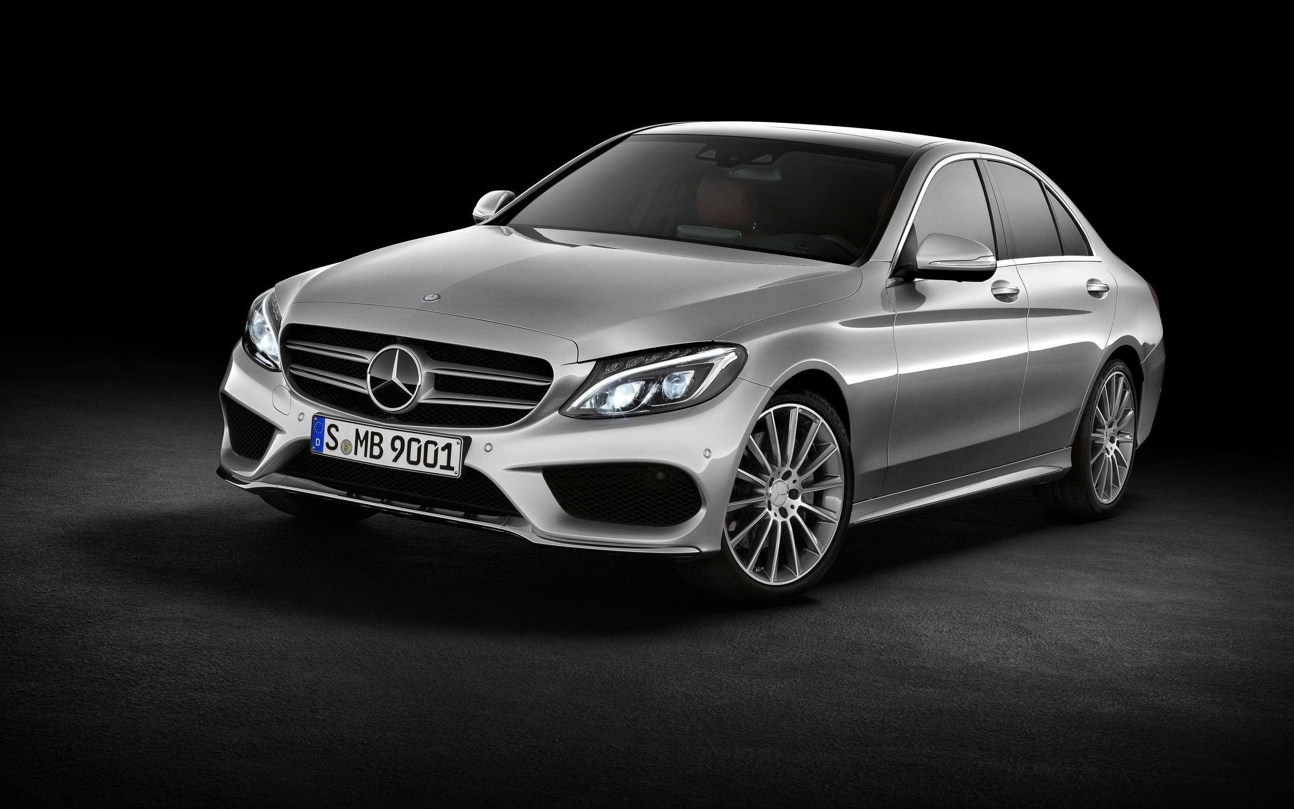 2014, mercedes, gray, benz, class, c250, 2K, avantgarde, sedan, c, amg, cars, mercedes benz, HD Wallpaper