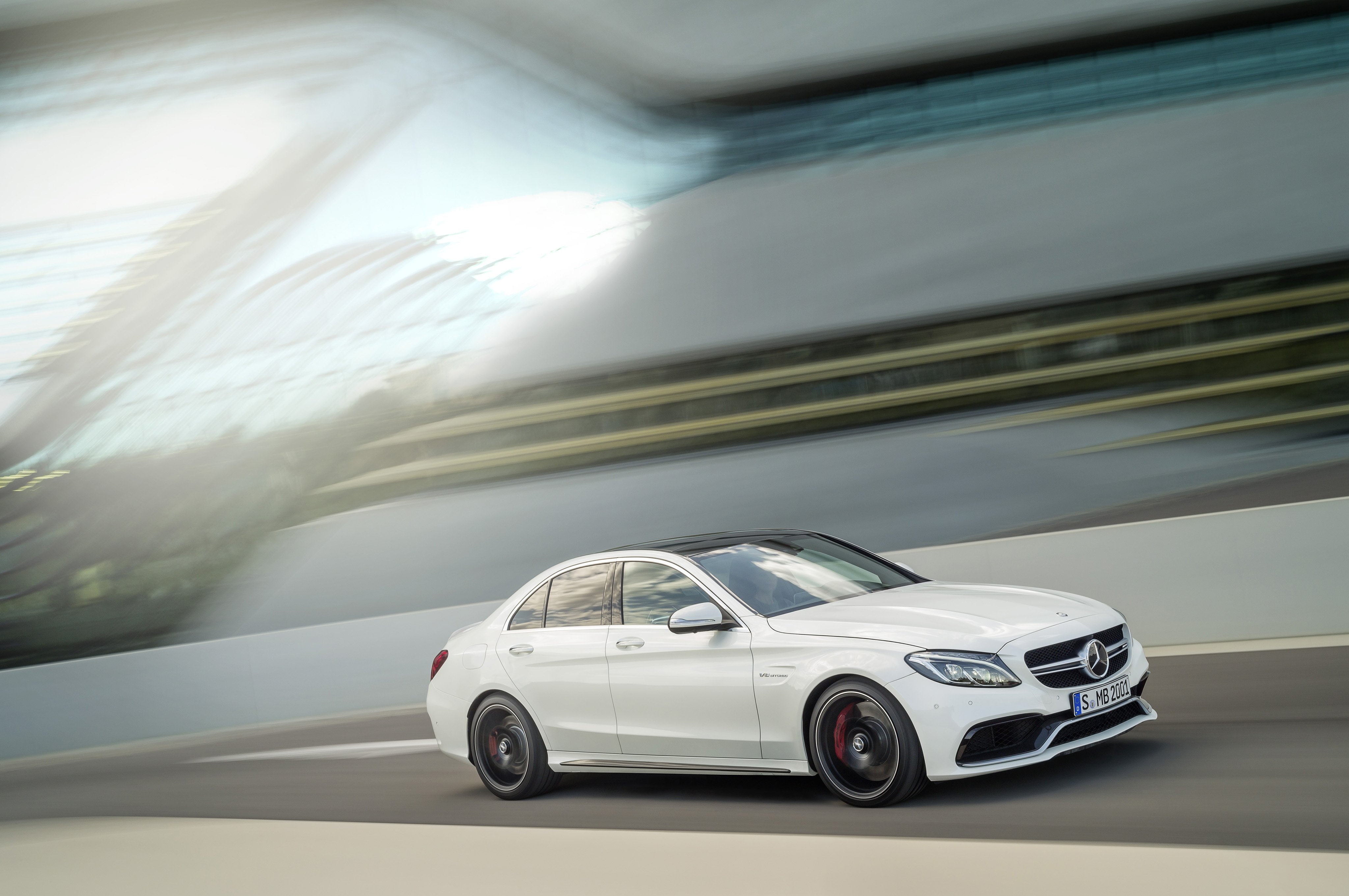 2014, benz, w205, amg, 4K, c63, mercedes, HD Wallpaper