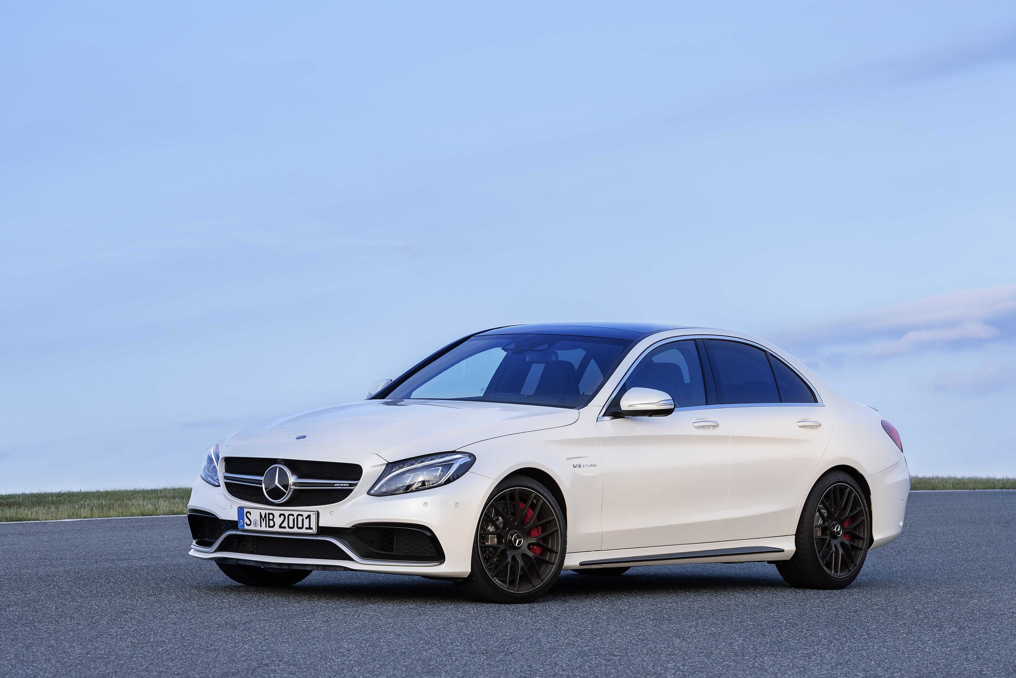 mercedes, 4K, benz, 2014, w205, amg, c63, HD Wallpaper