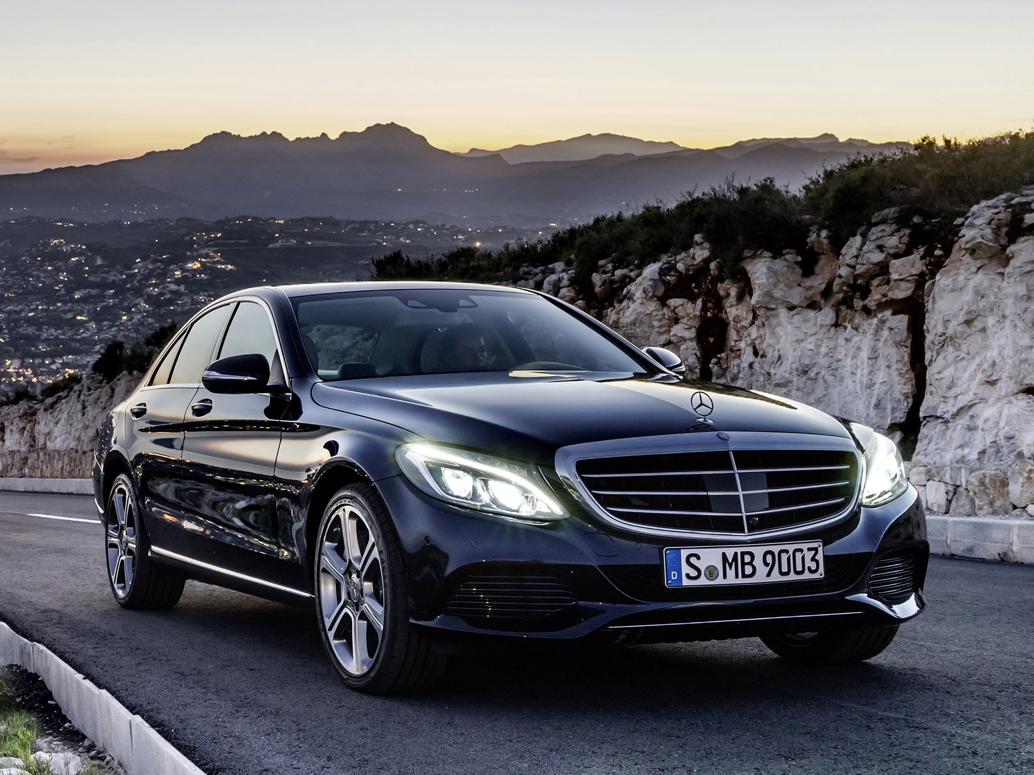 bluetec, mercedes, 2014, hybrid, 1080P, c300, benz, exclusive line, luxury, w205, HD Wallpaper