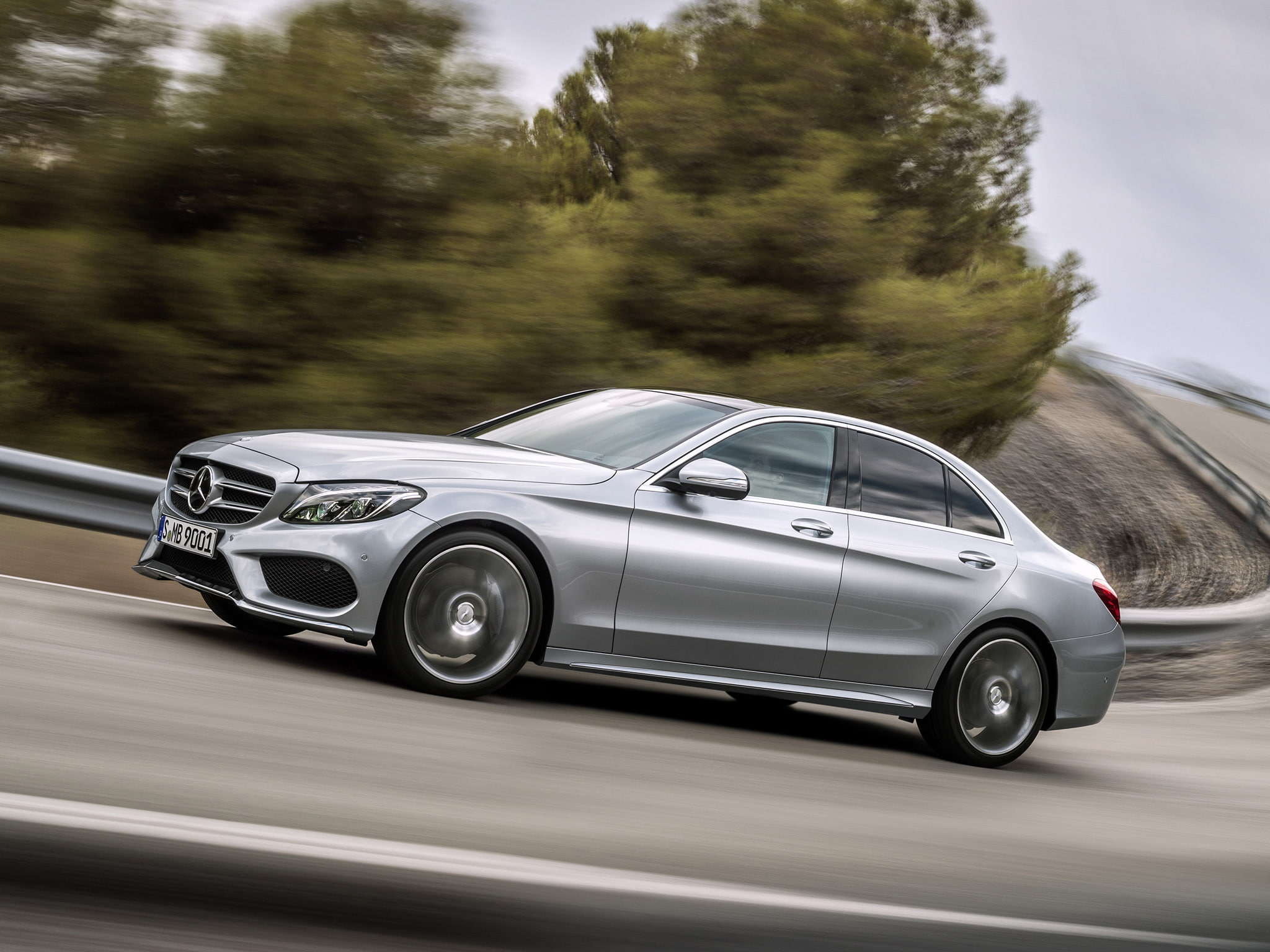 line, 1080P, 2014, benz, w205, mercedes, c250, amg, luxury, HD Wallpaper