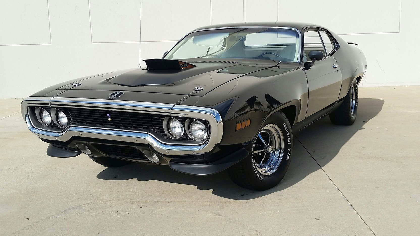 cars, plymouth, black, runner, coupe, 720P, road, 1971, HD Wallpaper