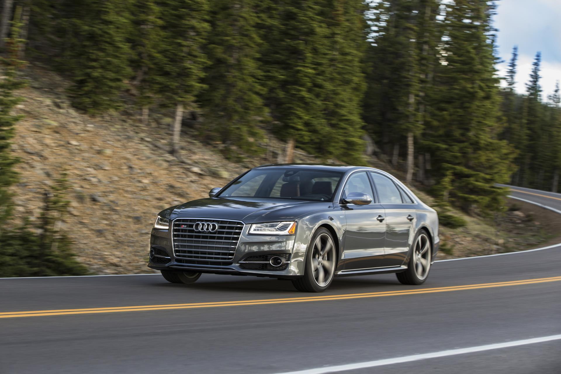 road, sedan, travel, s, outdoors, tree, blurred motion, transportation, motion, audi, mode of transportation, 1080P, day, luxury, plant, wealth, land vehicle, HD Wallpaper