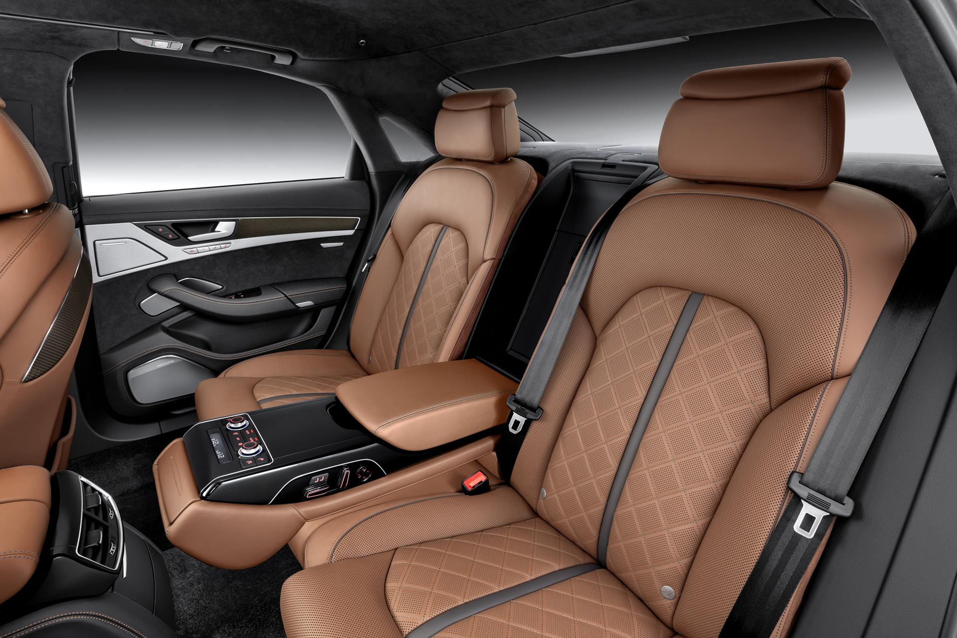 fashion, land vehicle, motor vehicle, vehicle interior, mode of transportation, brown, audi, car interior, transportation, sedan, back seat, luxury, still life, HD Wallpaper