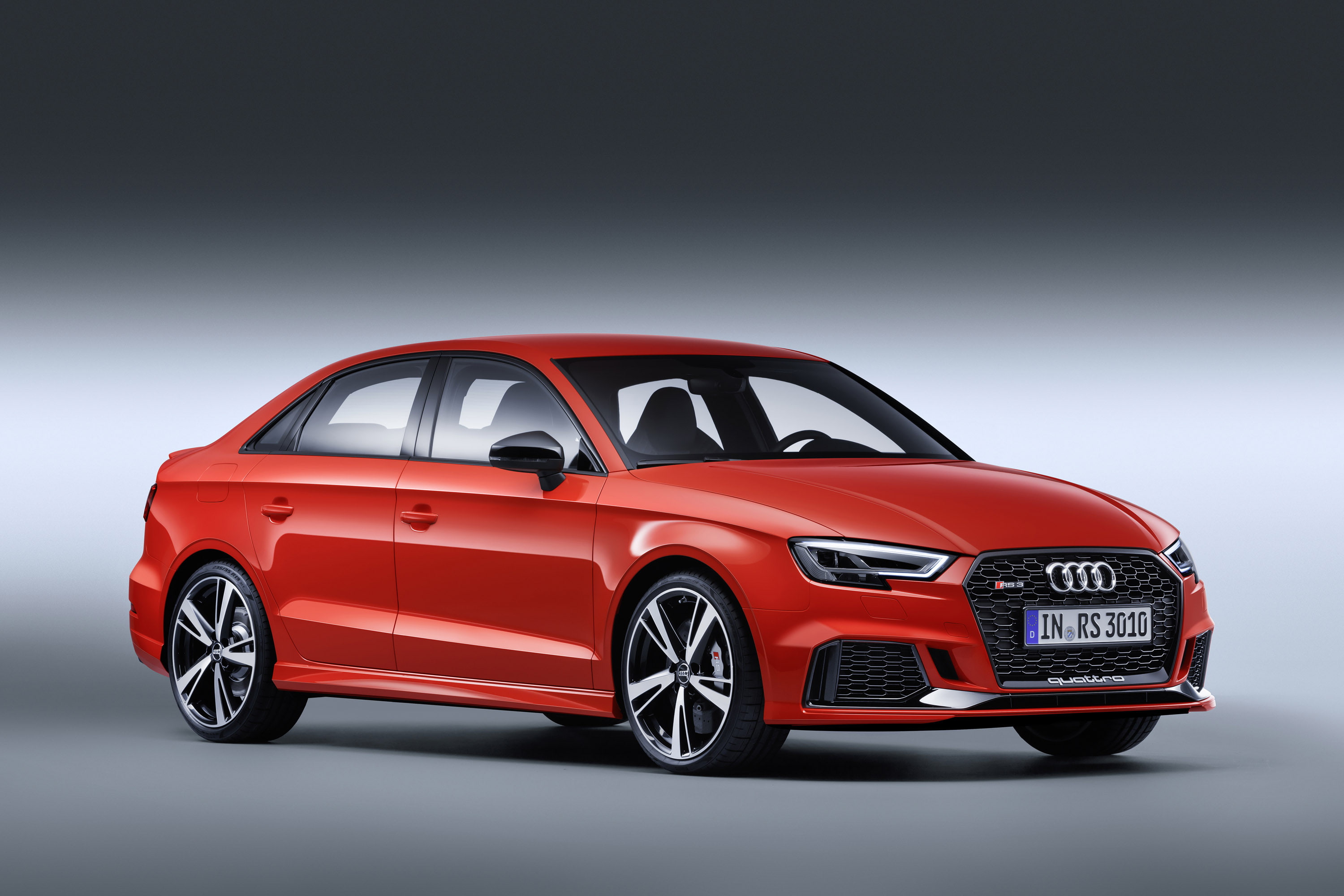 Audi, wheel, land vehicle, copy space, motion, 2018 Cars, 2K, gray background, transportation, motor vehicle, gray, speed, wealth, studio shot, car, luxury, HD Wallpaper