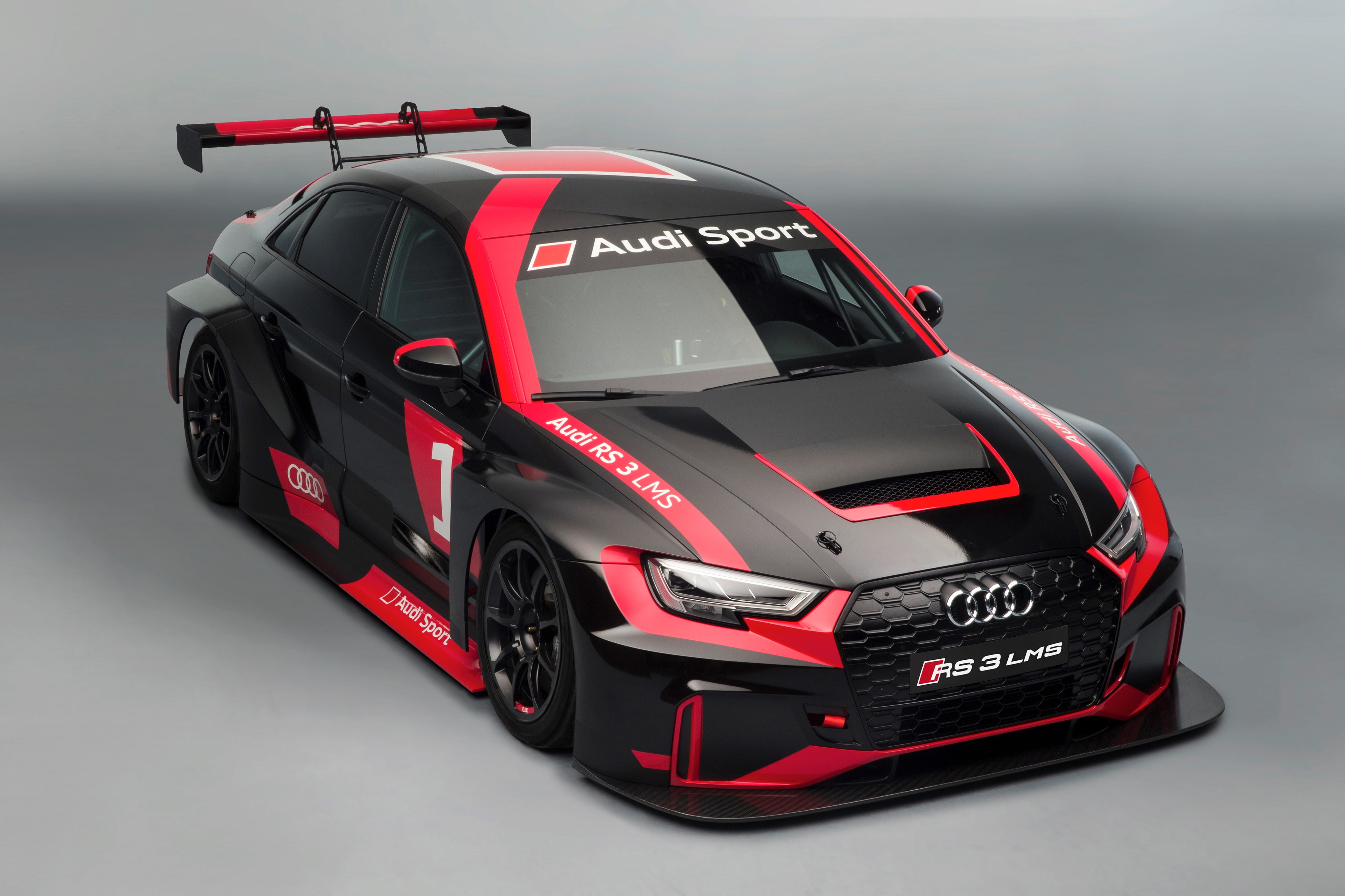indoors, no people, red, mode of transportation, land vehicle, studio shot, auto racing, communication, safety, audi rs3, transportation, motorsport, motor vehicle, HD Wallpaper