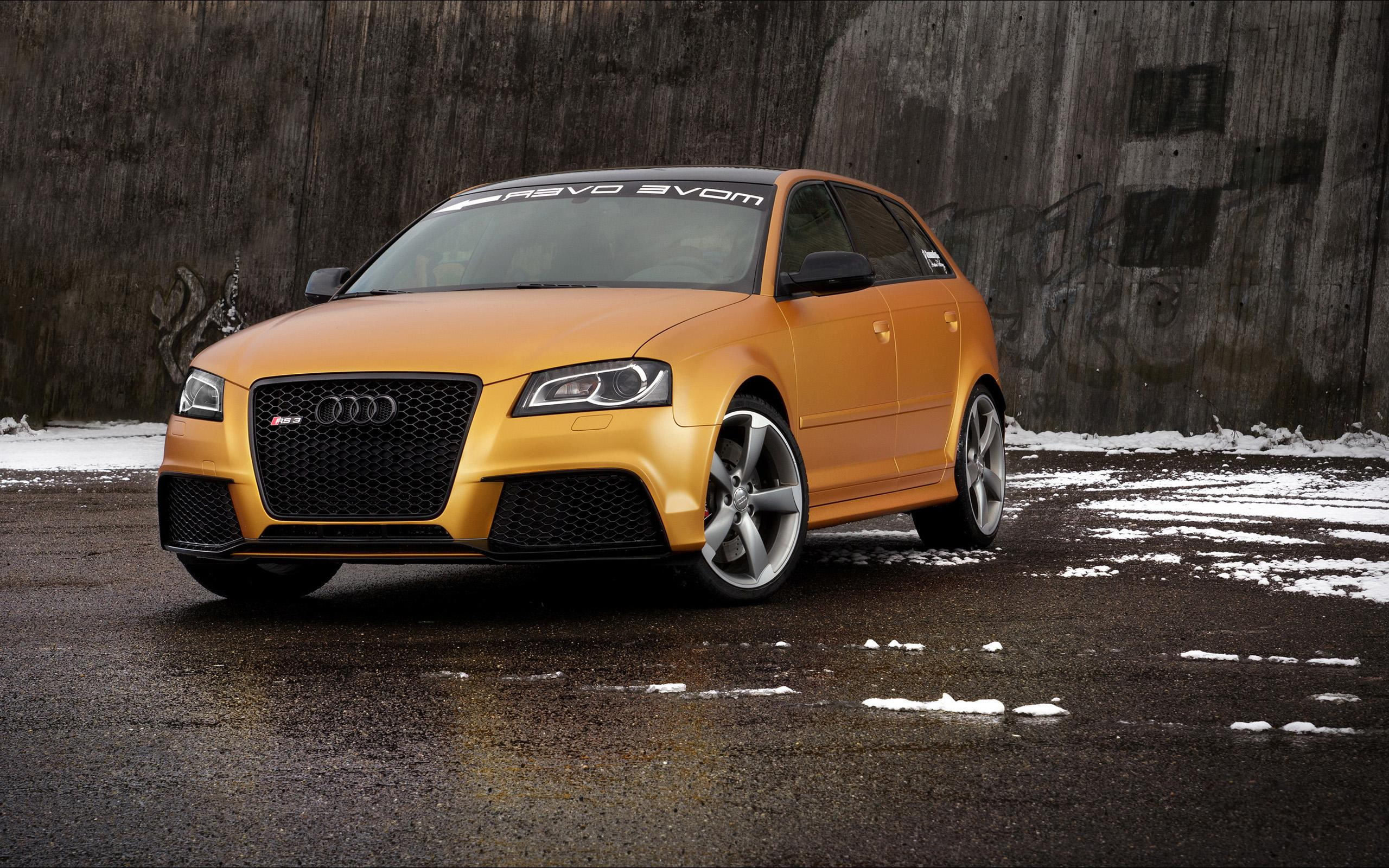 audi, 2013, schwabenfolia, yellow, sedan, 2K, cars, rs, HD Wallpaper