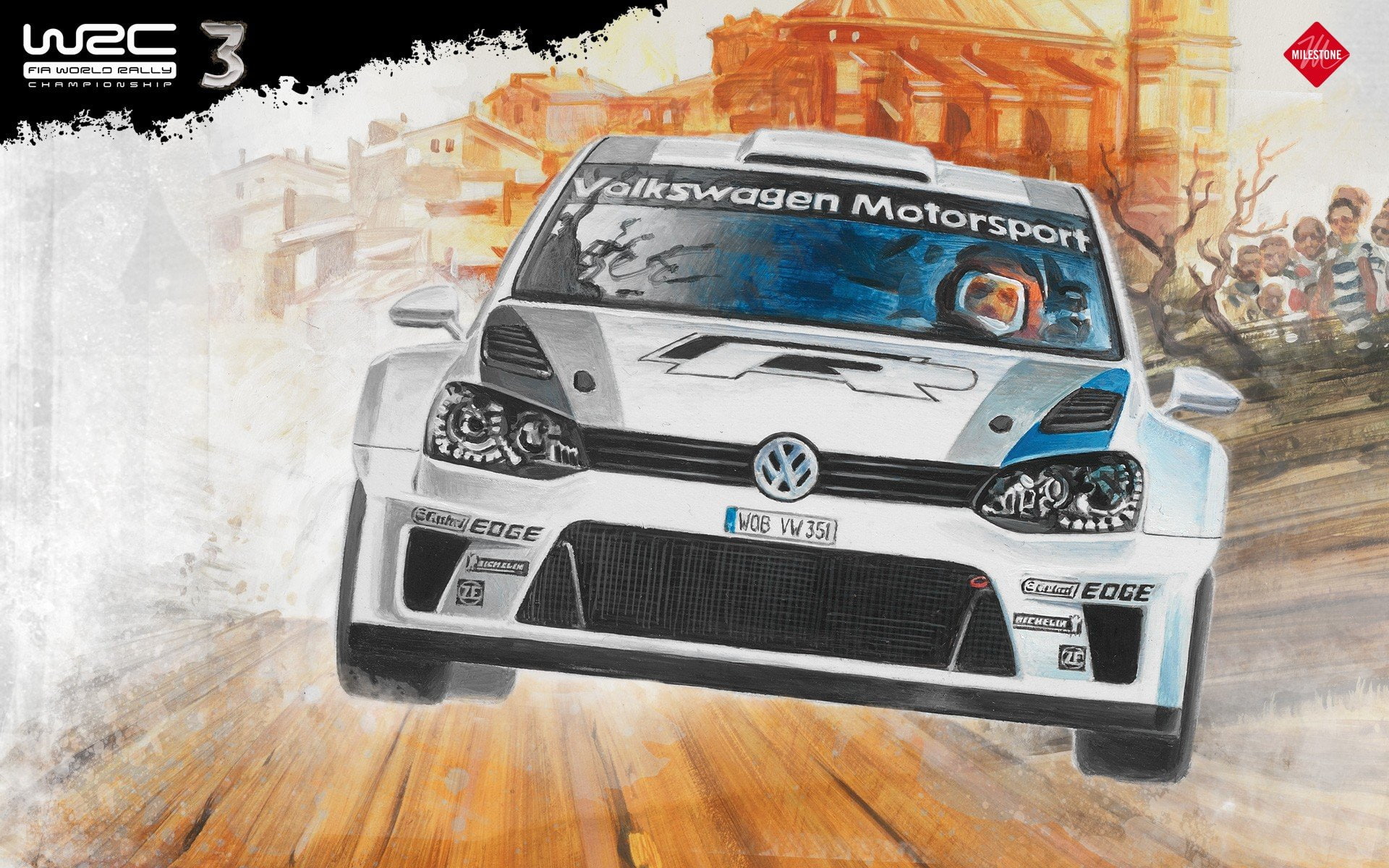 cars, polo, wrc, championship, video, vehicles, world, volkswagen, car, racing, rally, artwork, games, 1080P, HD Wallpaper