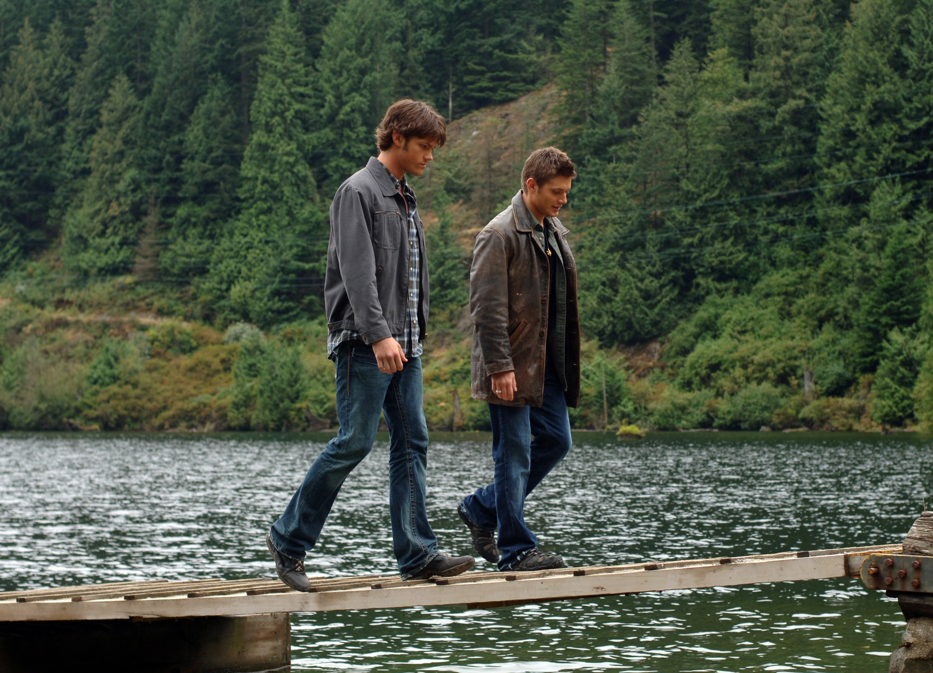 Dean Winchester, 2K, Sam Winchester, Supernatural, Sverkhizluchenie, HD Wallpaper