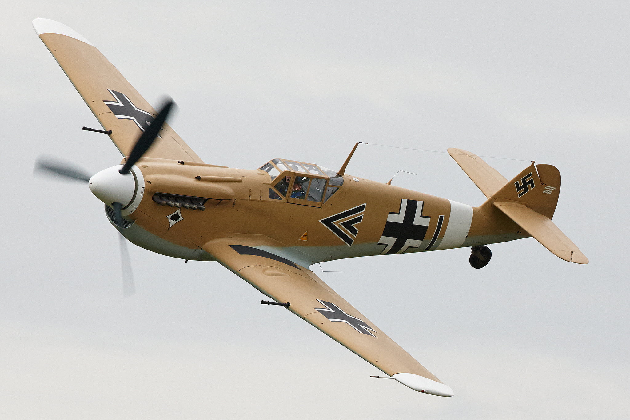 air force, transportation, fighter, air vehicle, fighter plane, outdoors, no people, aerospace industry, nature, piston, mode of transportation, German, HD Wallpaper