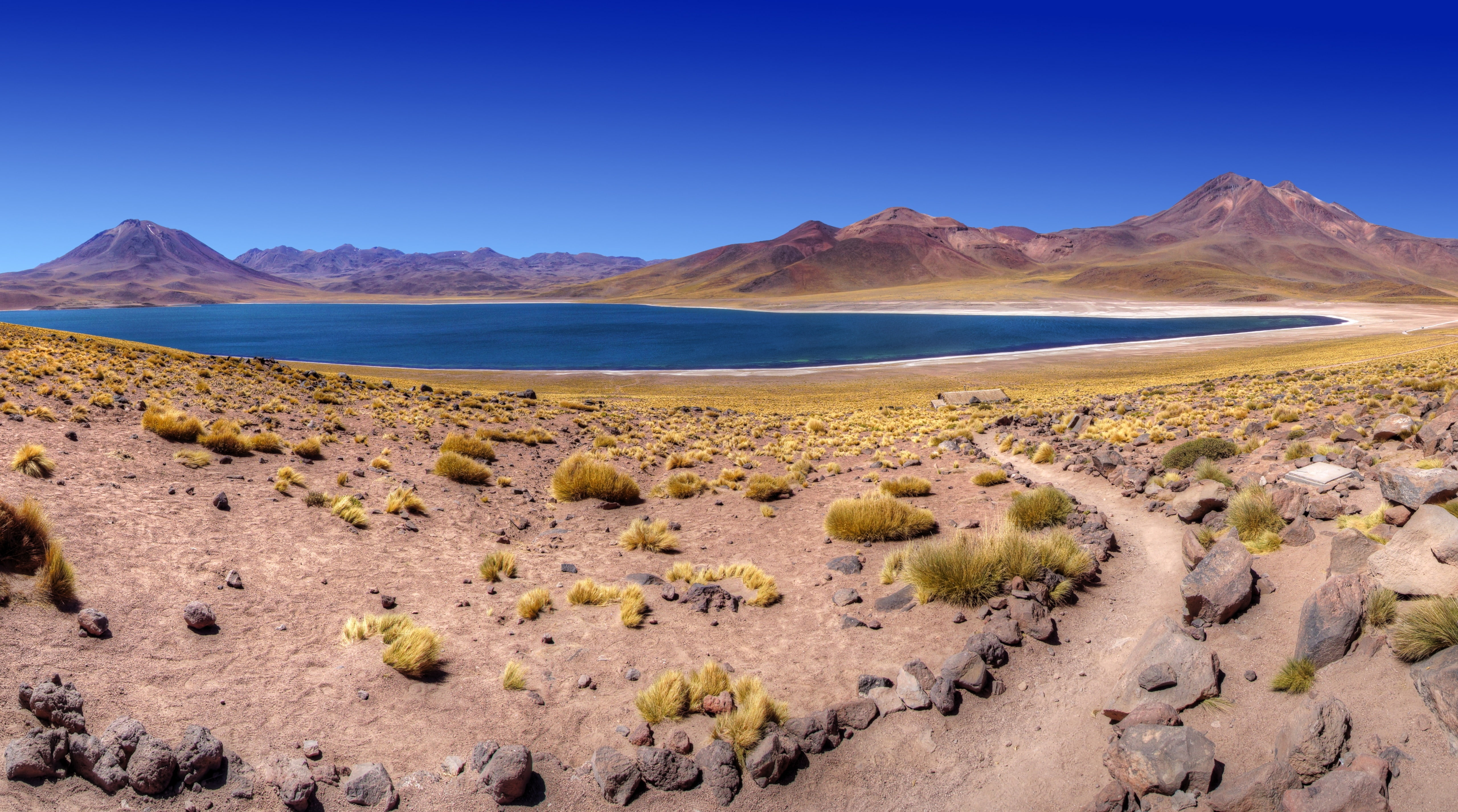 clear sky, salta, animal wildlife, landscape, mountain, lake, Argentina, climate, tranquil scene, Nature, sky, Sony, remote, scenics - nature, South, arid climate, HD Wallpaper