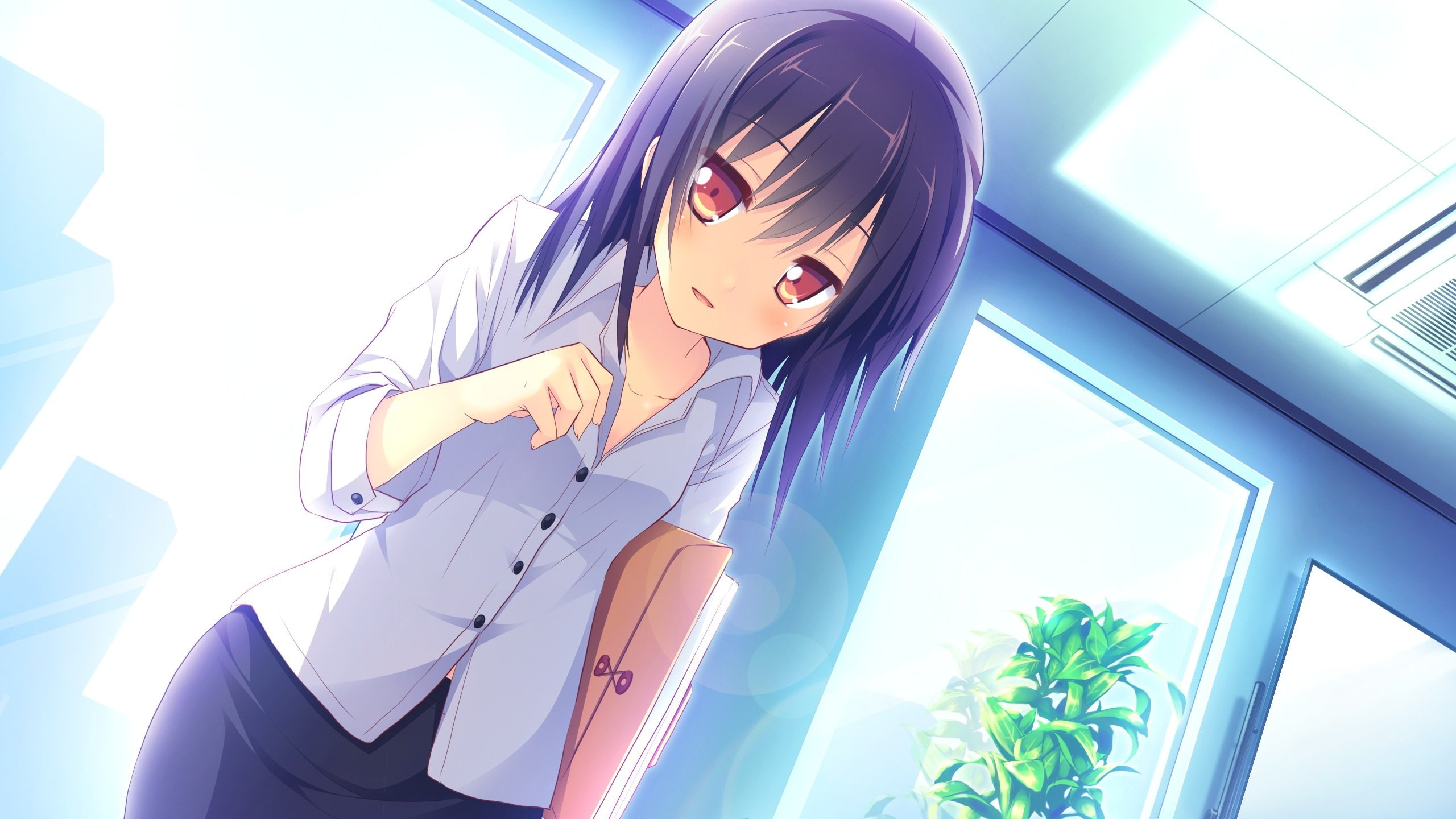 clover, alcot, anri, takakura, nimura, game, day 039 s, hair, black, 2K, yuushi, HD Wallpaper