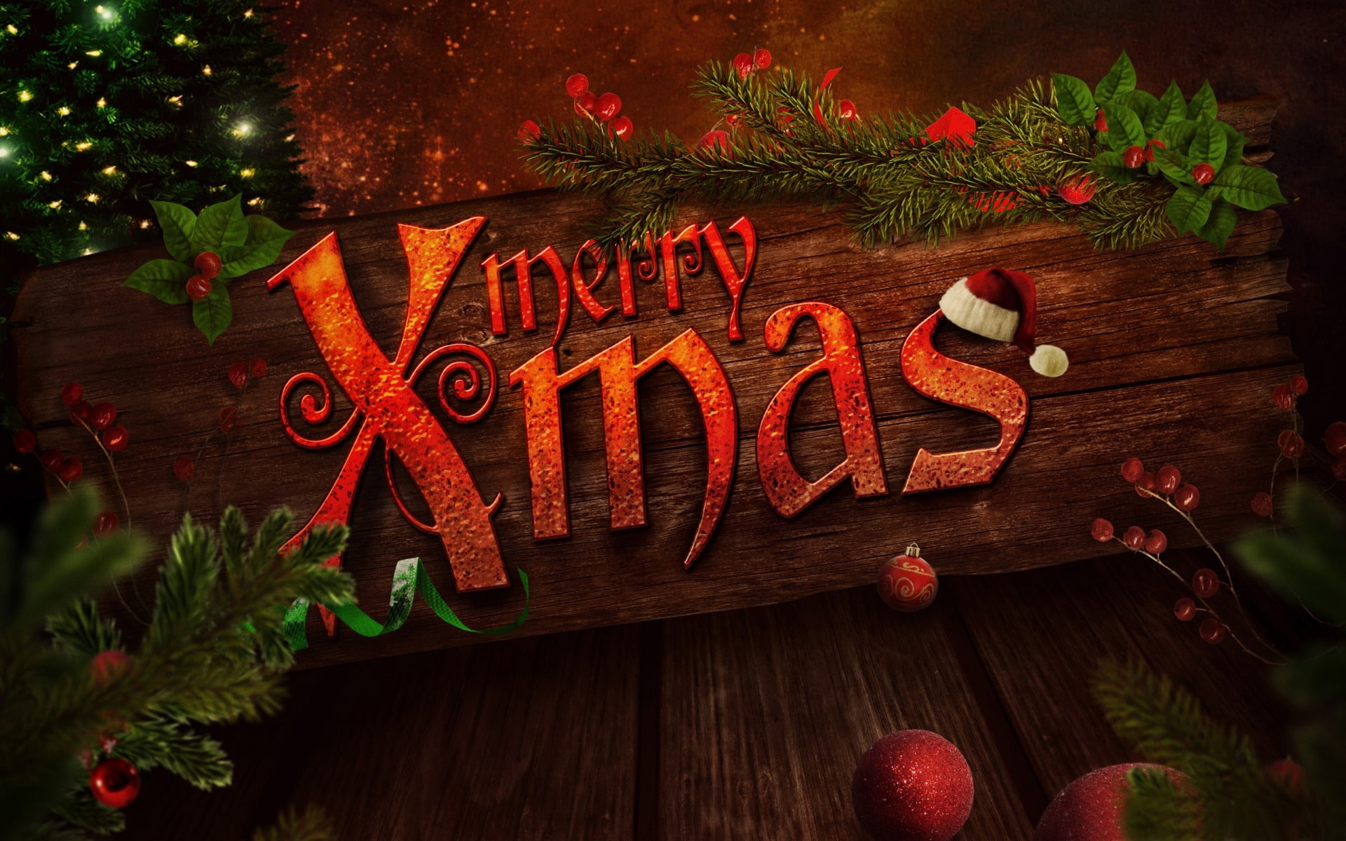 x, 1080P, decor, merry, xmas, door, mery, mas, HD Wallpaper