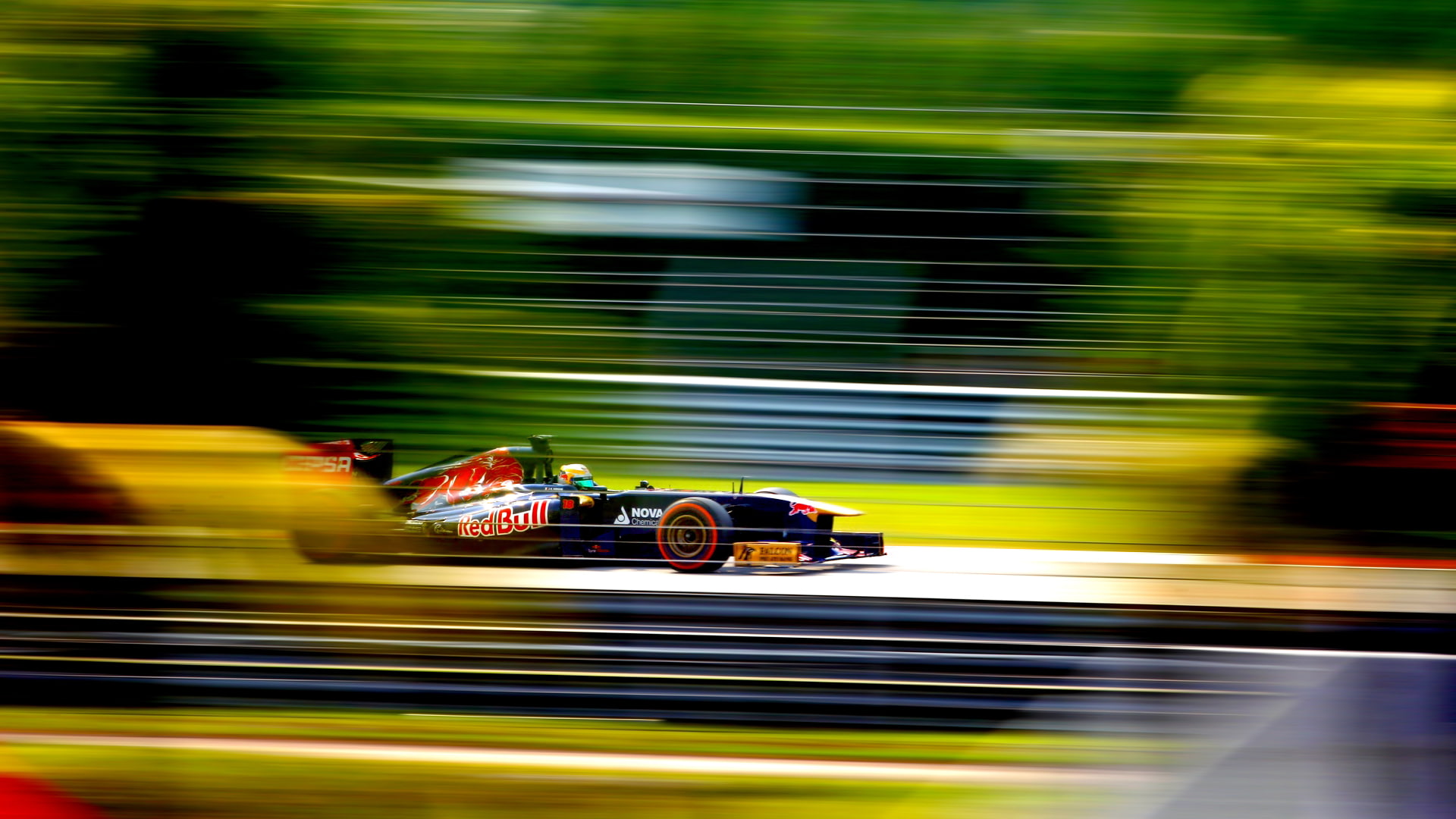 formula 1, formula one, sport, the car, Scuderia Toro Rosso, race, 1080P, HD Wallpaper