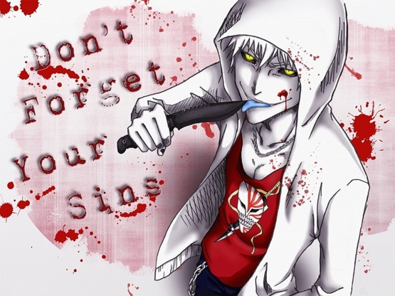 art, Bleach, forget, sins, 720P, t, Ichigo Kurosaki, graphic, don, HD Wallpaper
