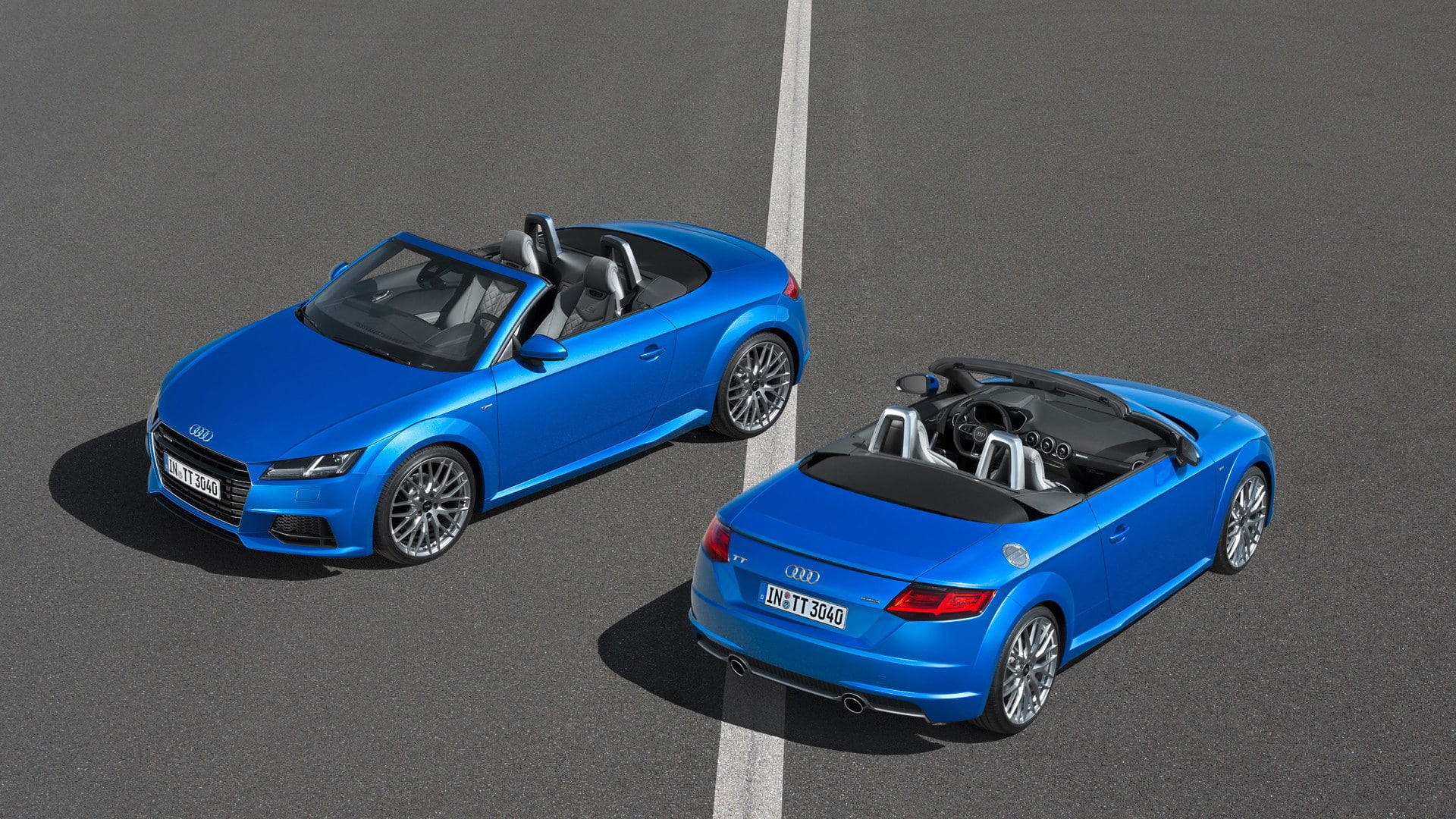 Audi TT, 1080P, blue cars, car, Audi, HD Wallpaper