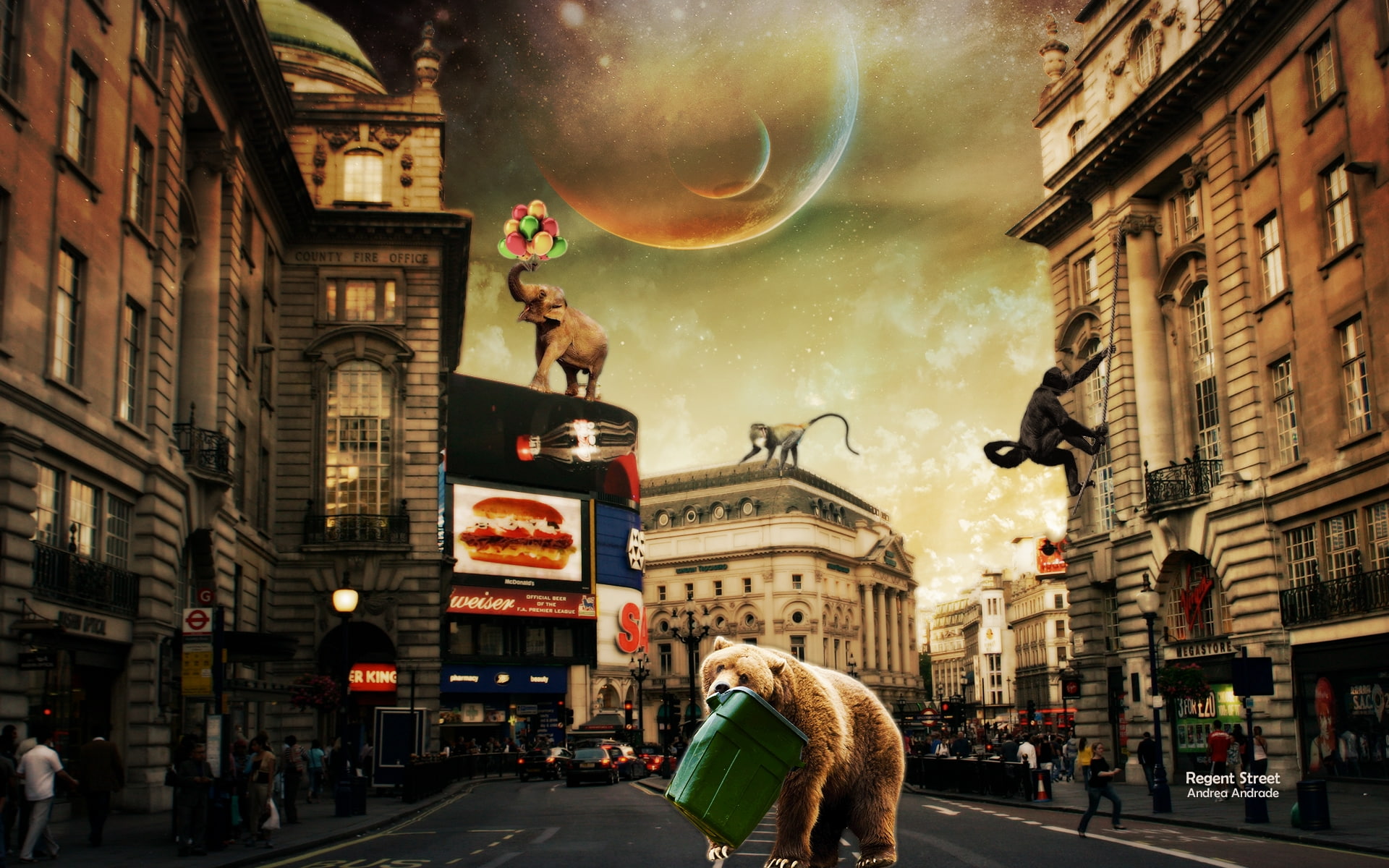 street, 1080P, regent, HD Wallpaper