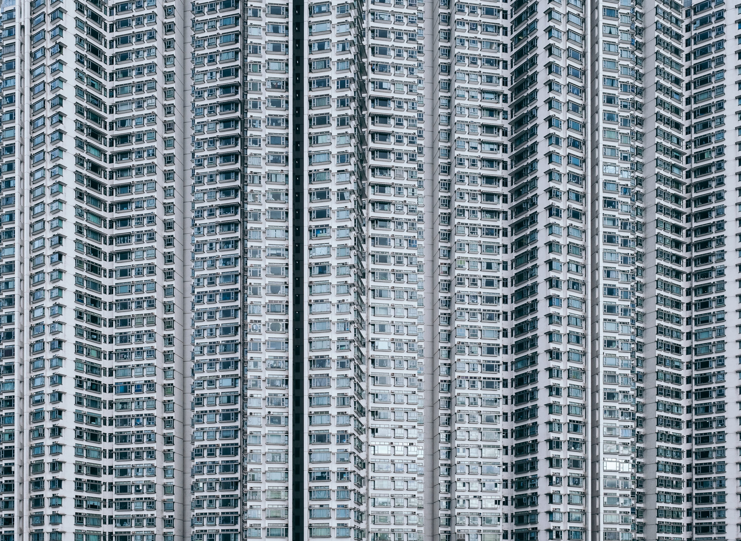 pattern, no people, built structure, building exterior, tall - high, building, backgrounds, architecture, city, 2K, hongkong, apartment, outdoors, full frame, HD Wallpaper